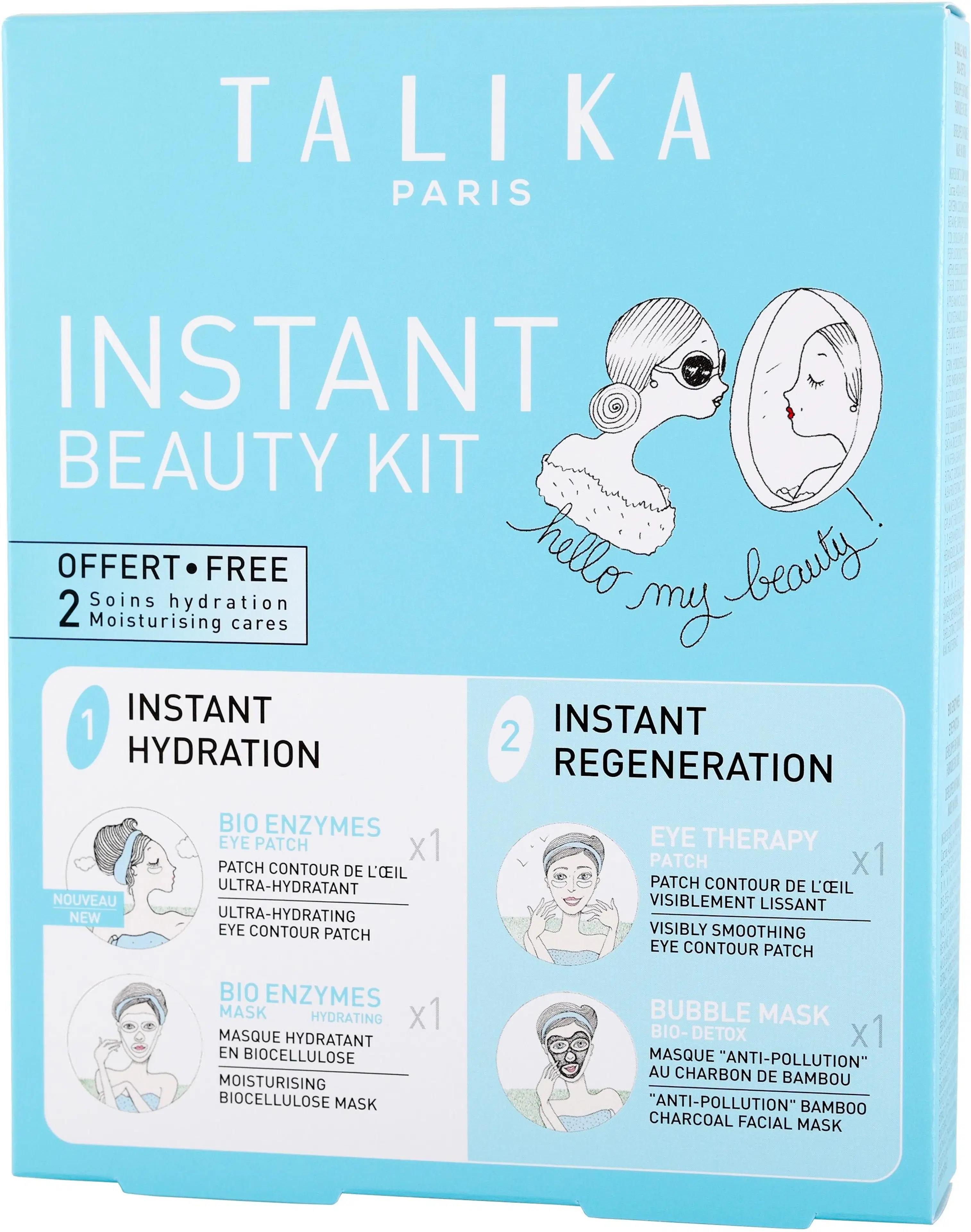 Talika Instant Beauty Kit naamiopakkaus