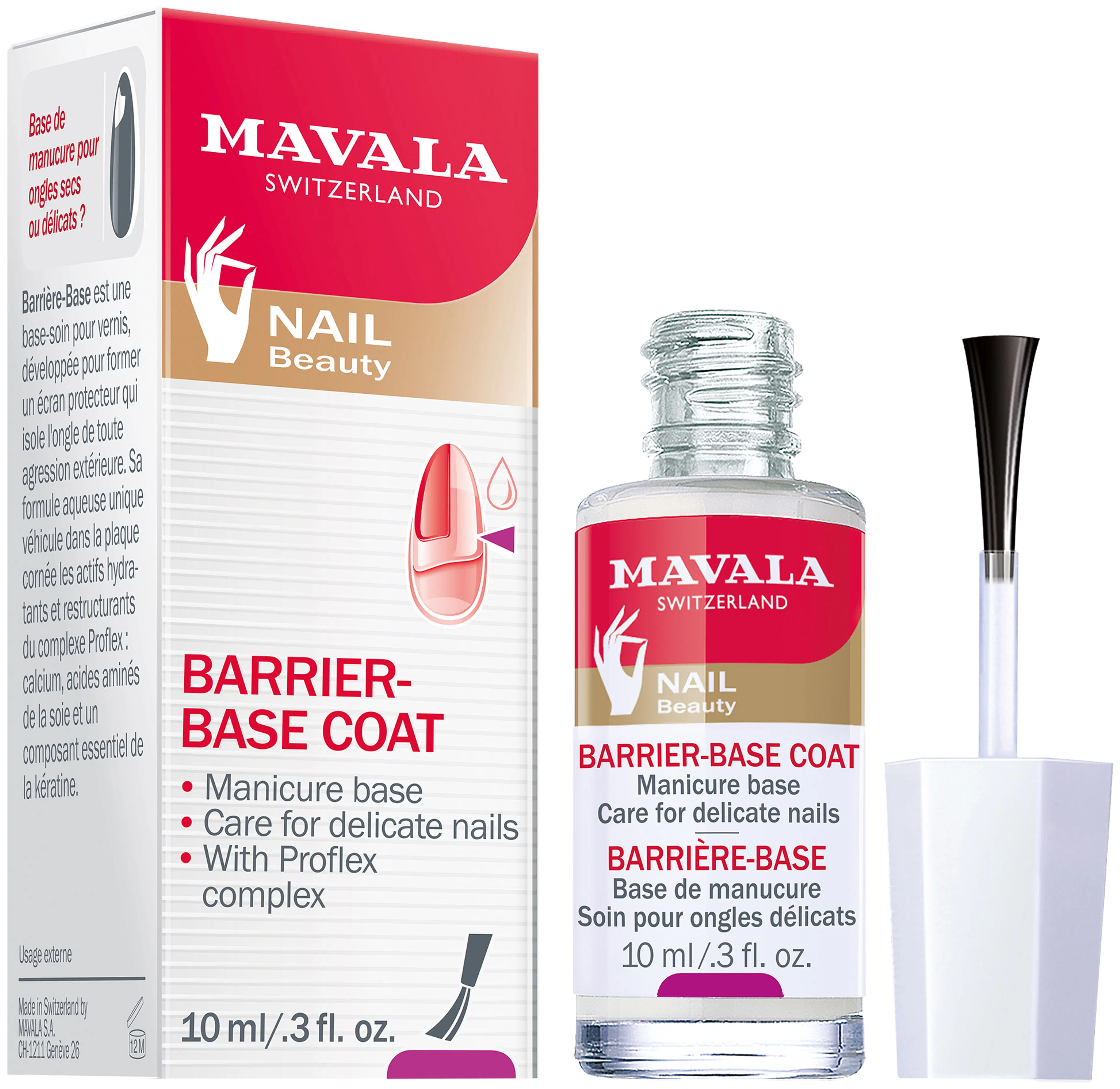 Mavala 10 ml Barrier-base coat - kosteuttava aluslakka