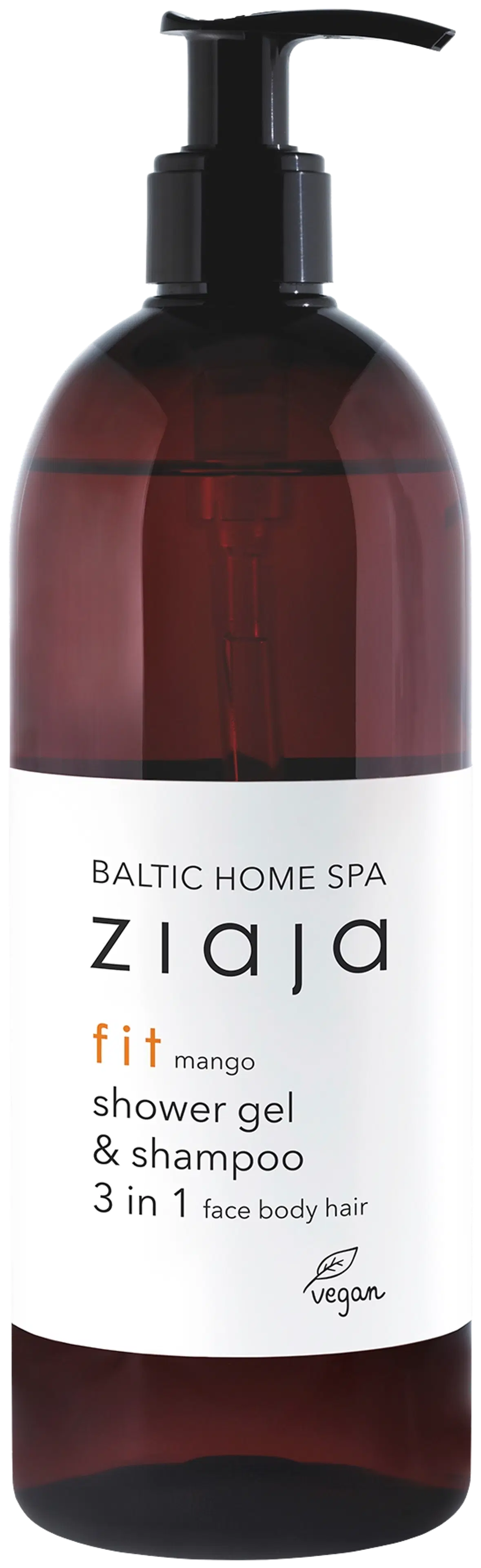 Ziaja Baltic Home Spa Fit 3in1 suihkugeeli 500 ml