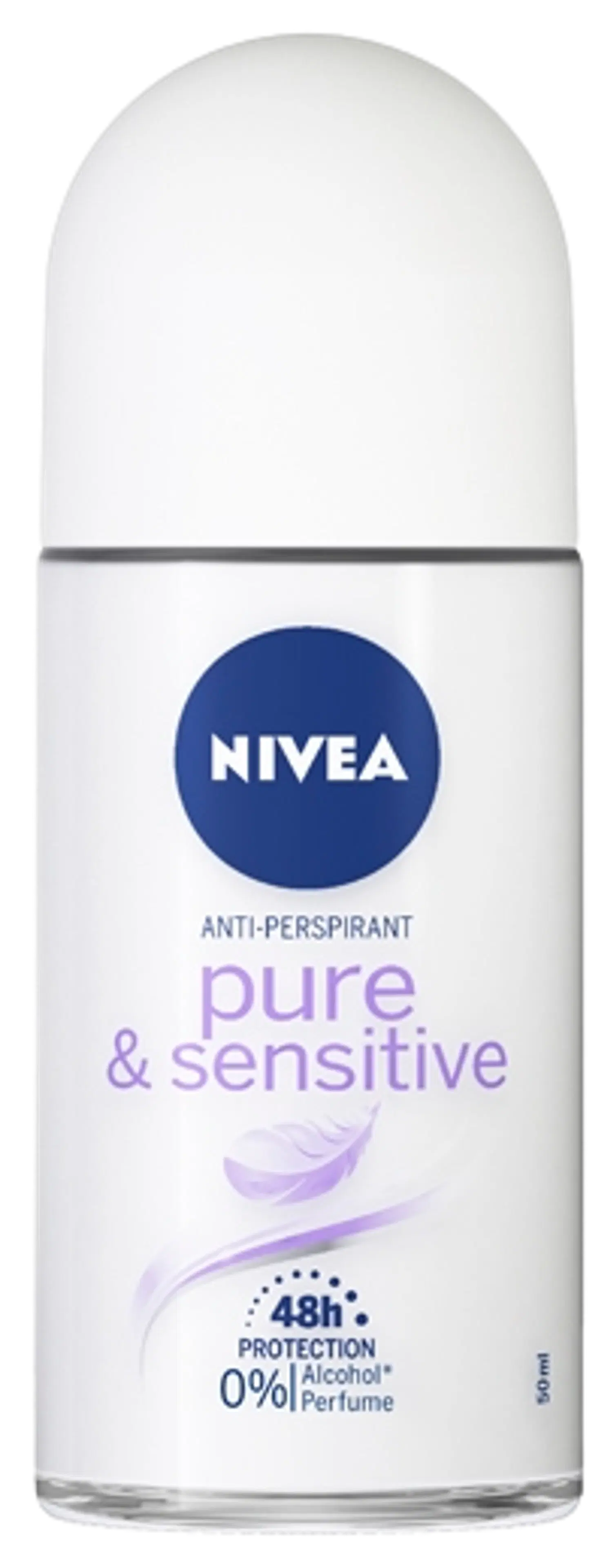 NIVEA 50ml Pure & Sensitive Deo Roll-on -antiperspirantti