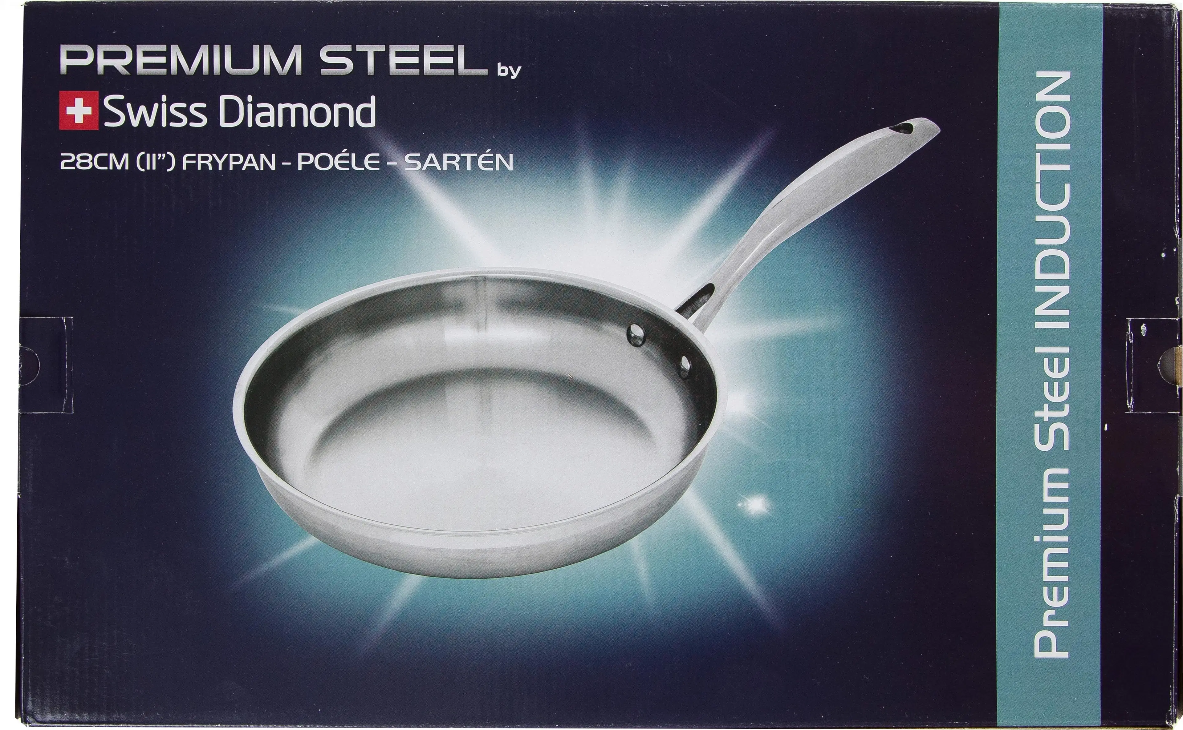 Swiss Diamond paistinpannu 28cm premium steel