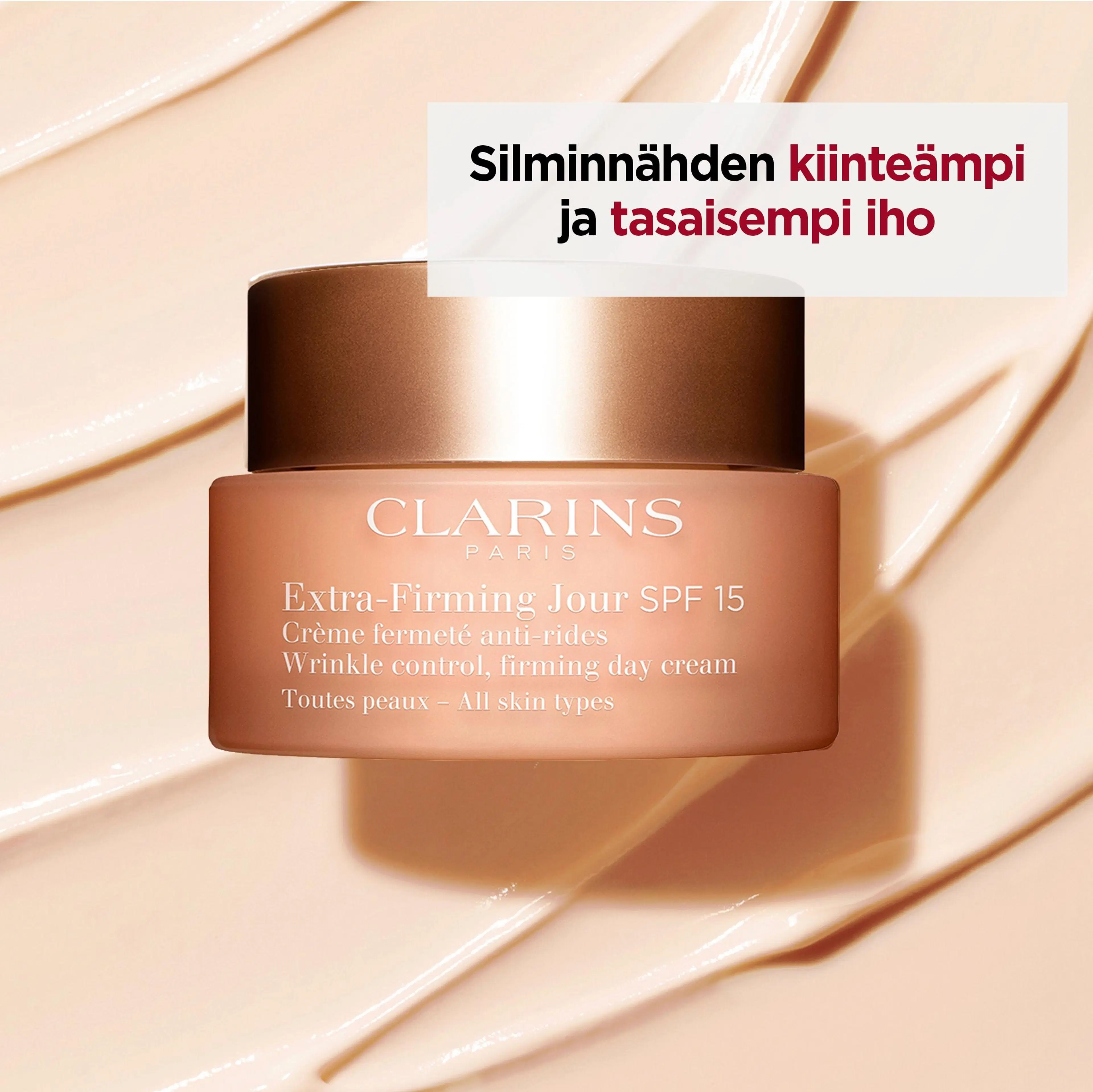 Clarins Extra-Firming Jour Wrinkle Control Firming Day Cream SPF 15 päivävoide 50 ml