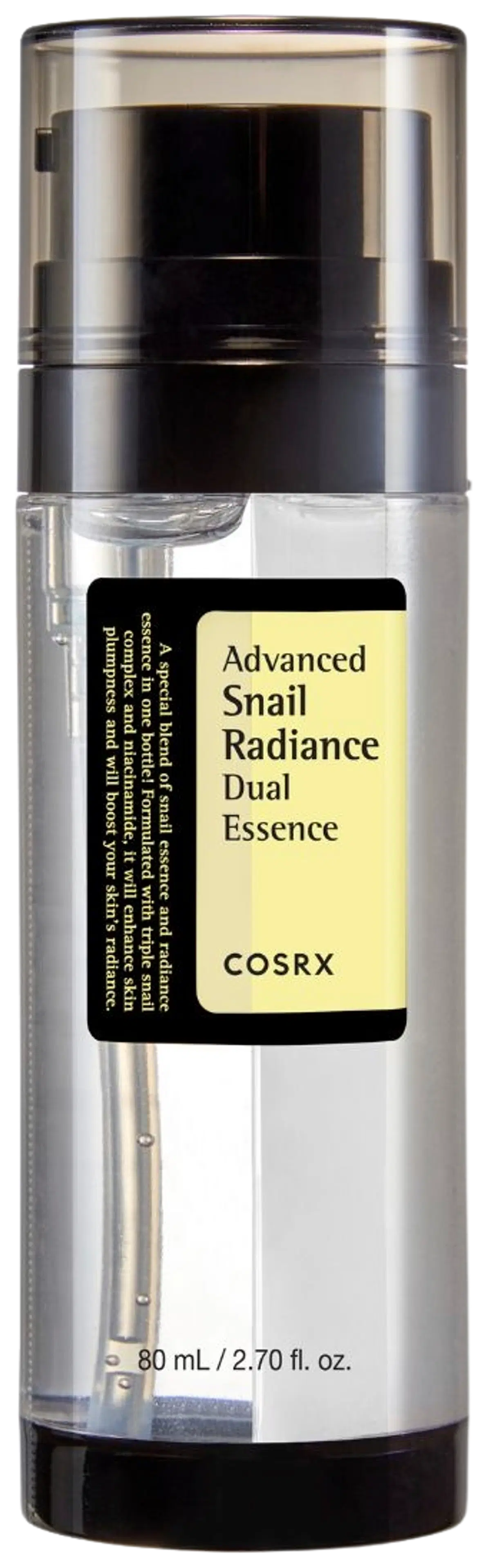 COSRX Advanced Snail Radiance Dual Essence hoitoneste 80 ml