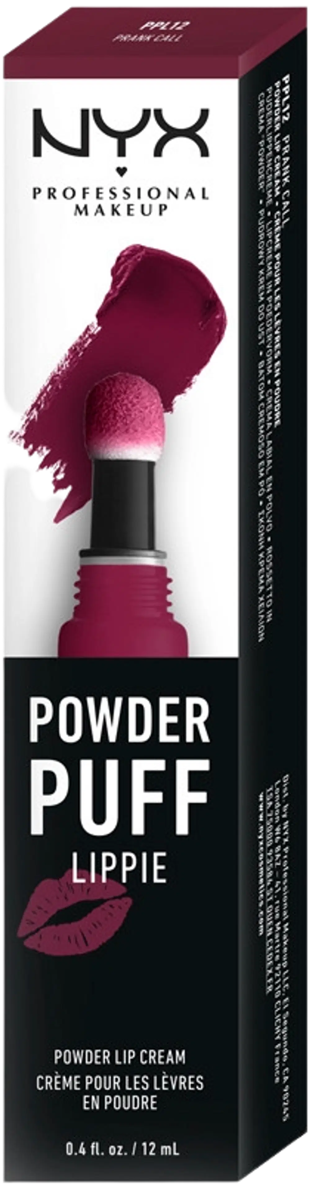 NYX Professional Makeup Powder Puff Lippie Powder Lip Cream huuliväri 12 ml