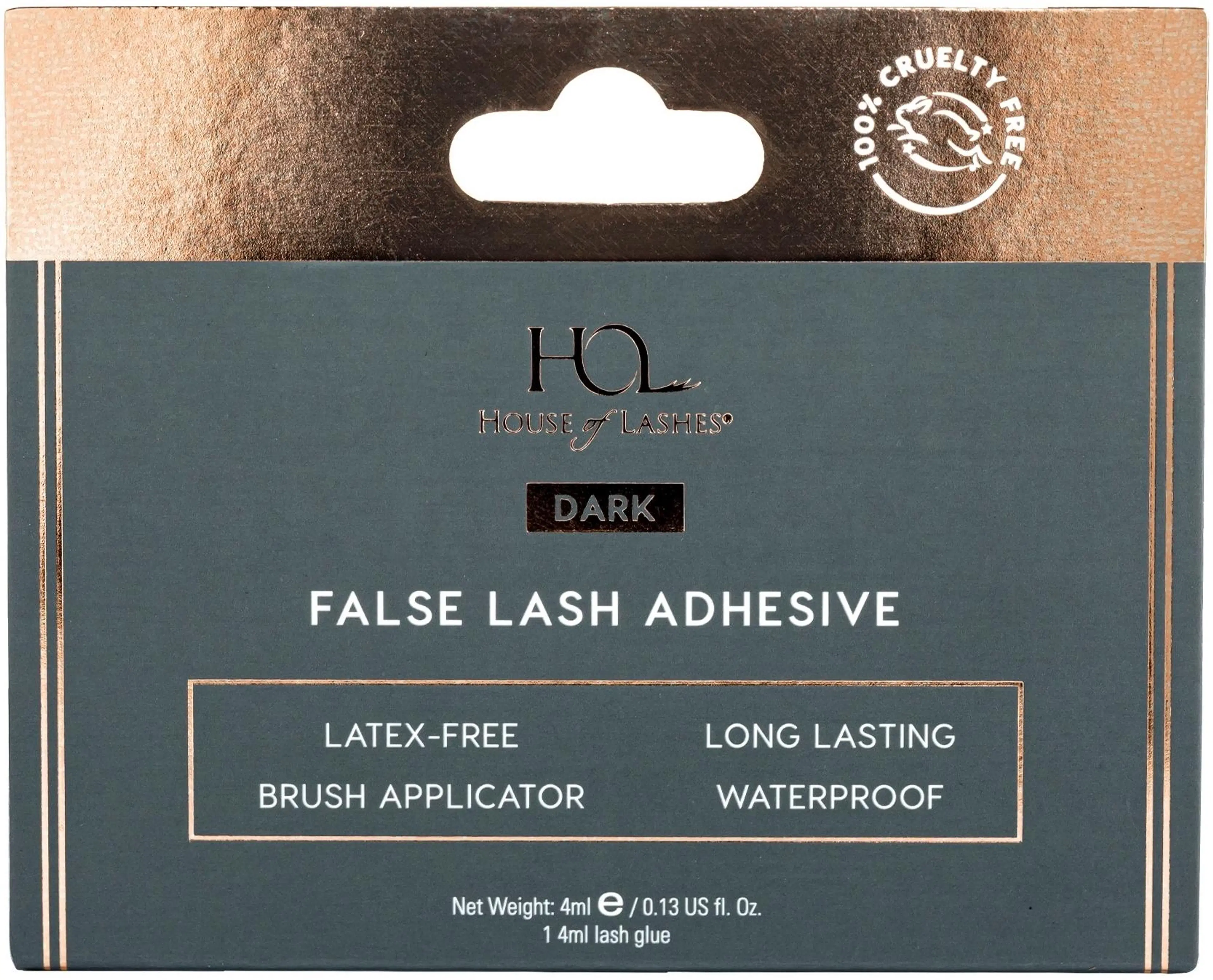 House of Lashes HOL® Dark Lash Adhesive ripsiliima 4ml