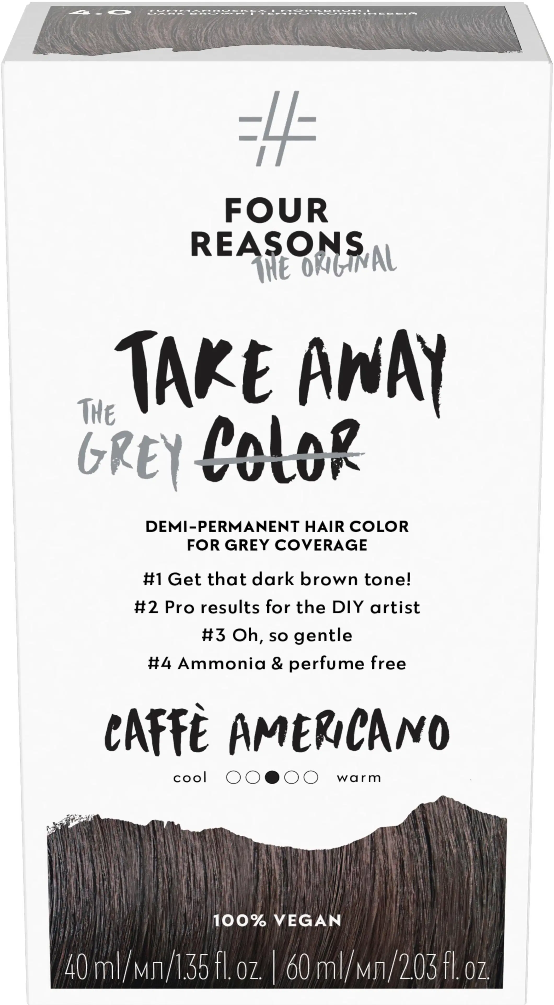 Four Reasons Original Takeaway Color 4.0 Caffè Americano kestosävyte