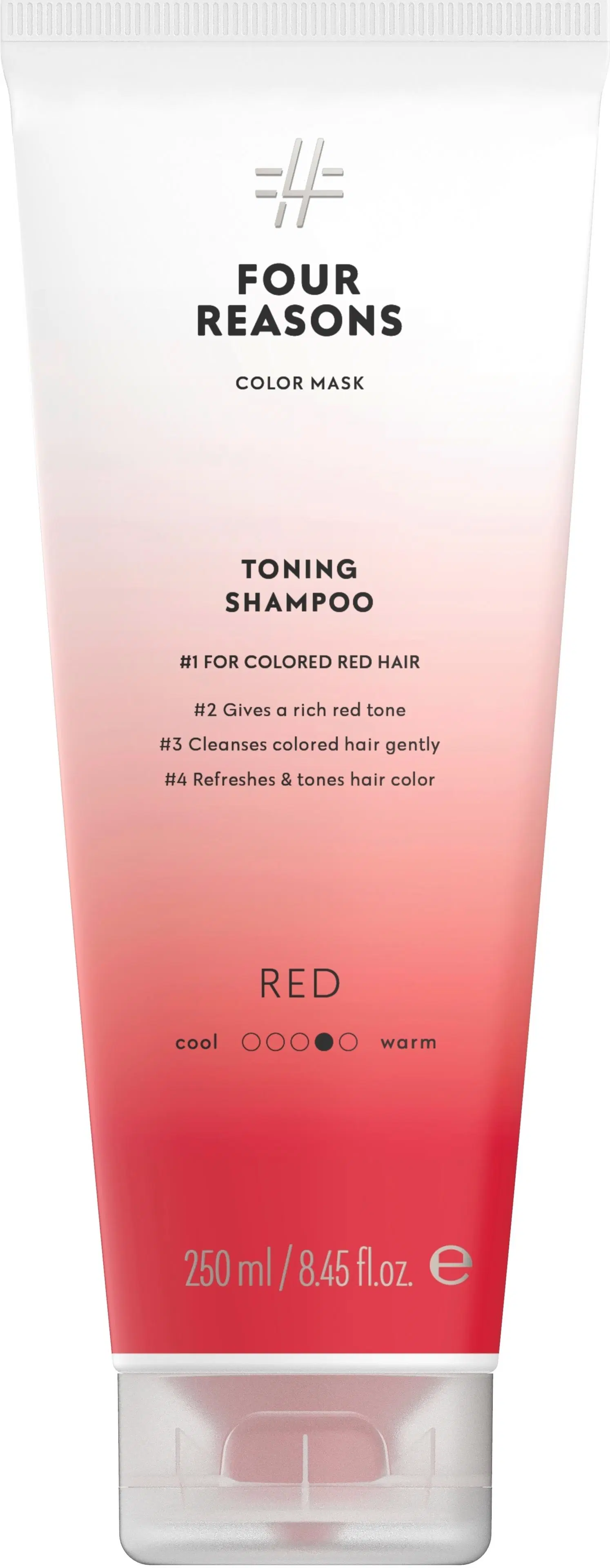 Four Reasons Color Mask Toning Shampoo Red 250 ml