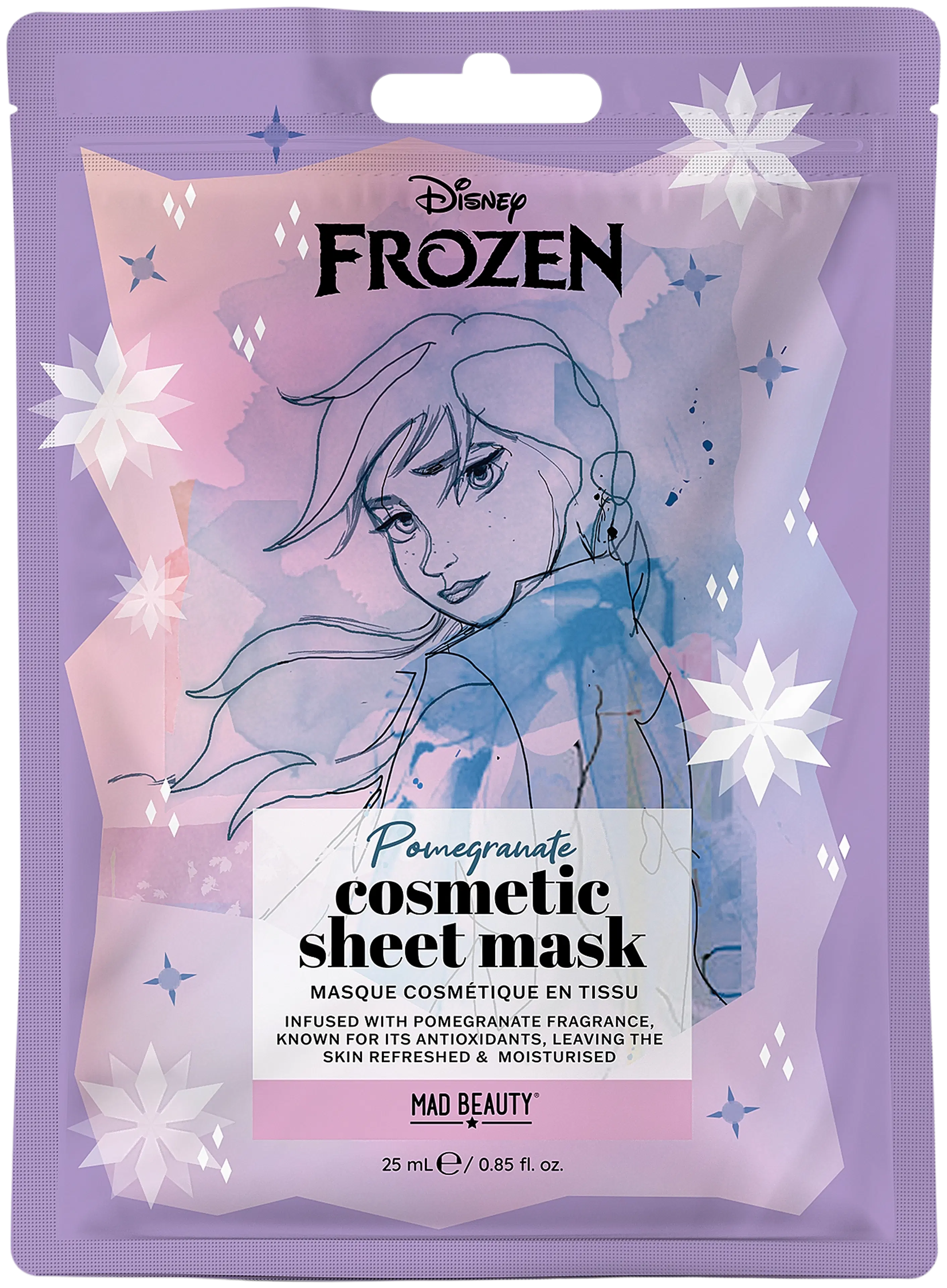 Mad Beauty Frozen Frozen Cosmetic Sheet Mask Anna