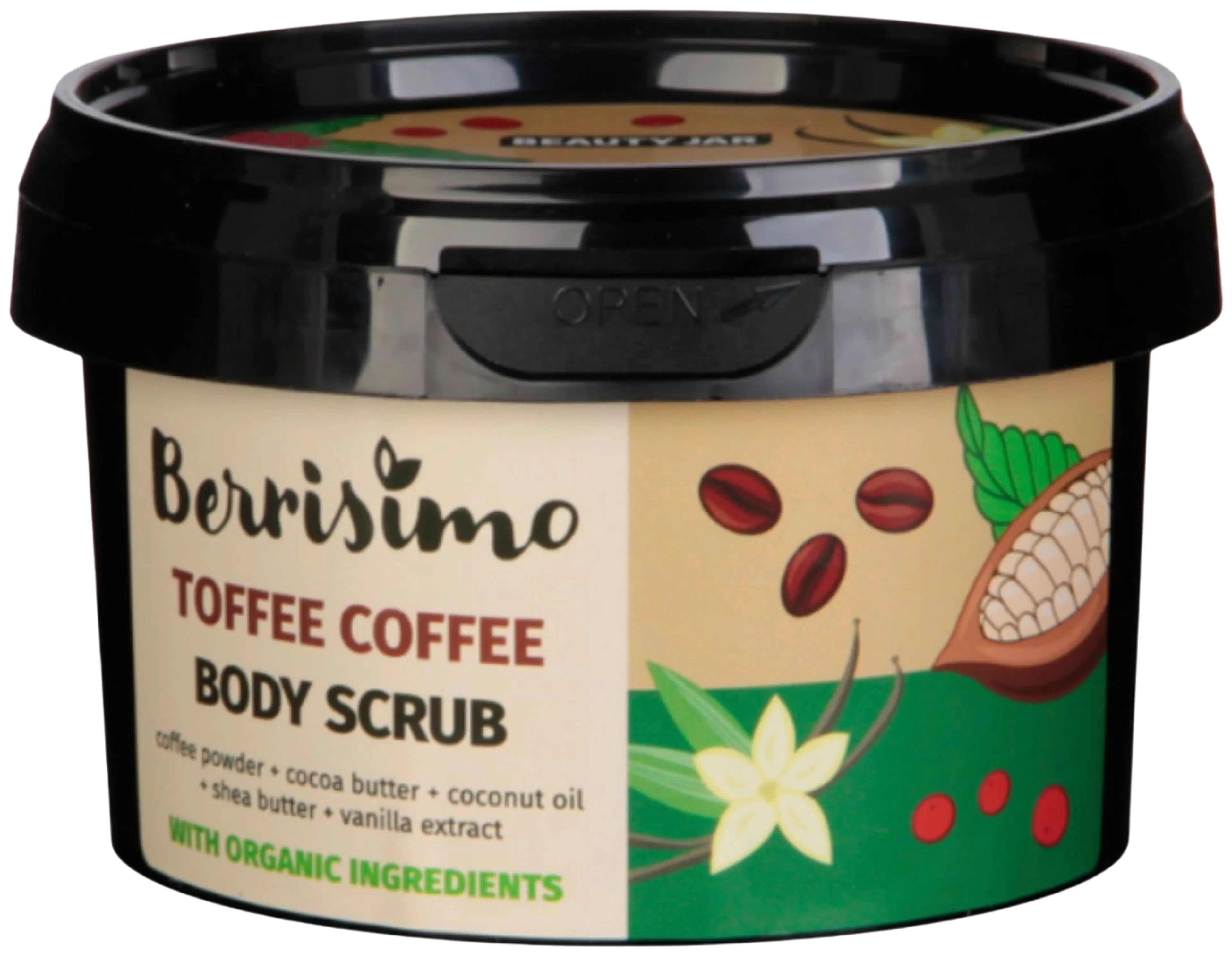 Beauty Jar Toffee Coffee Body Scrub vartalokuorinta 350 g