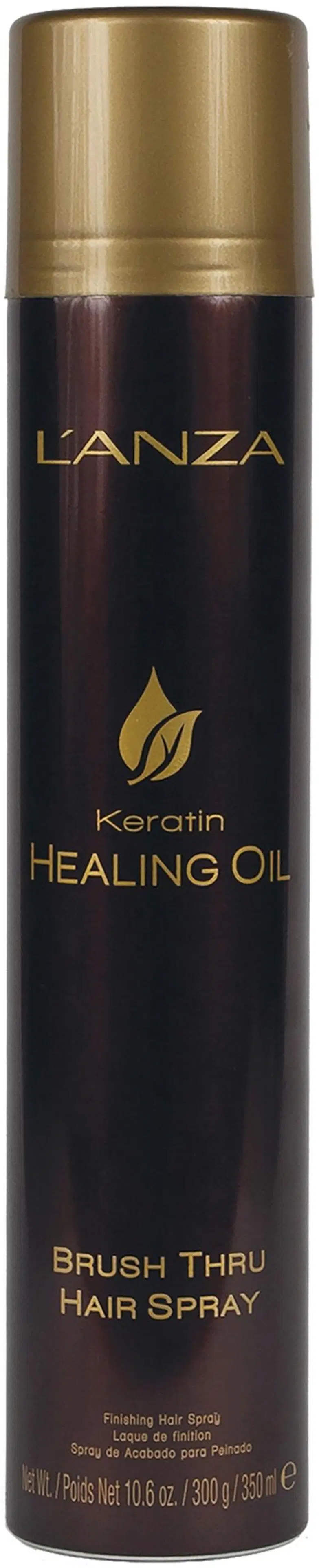 L´ANZA  Keratin Healing Oil Brush Thru Hair Spray hiuskiinne 350 ml