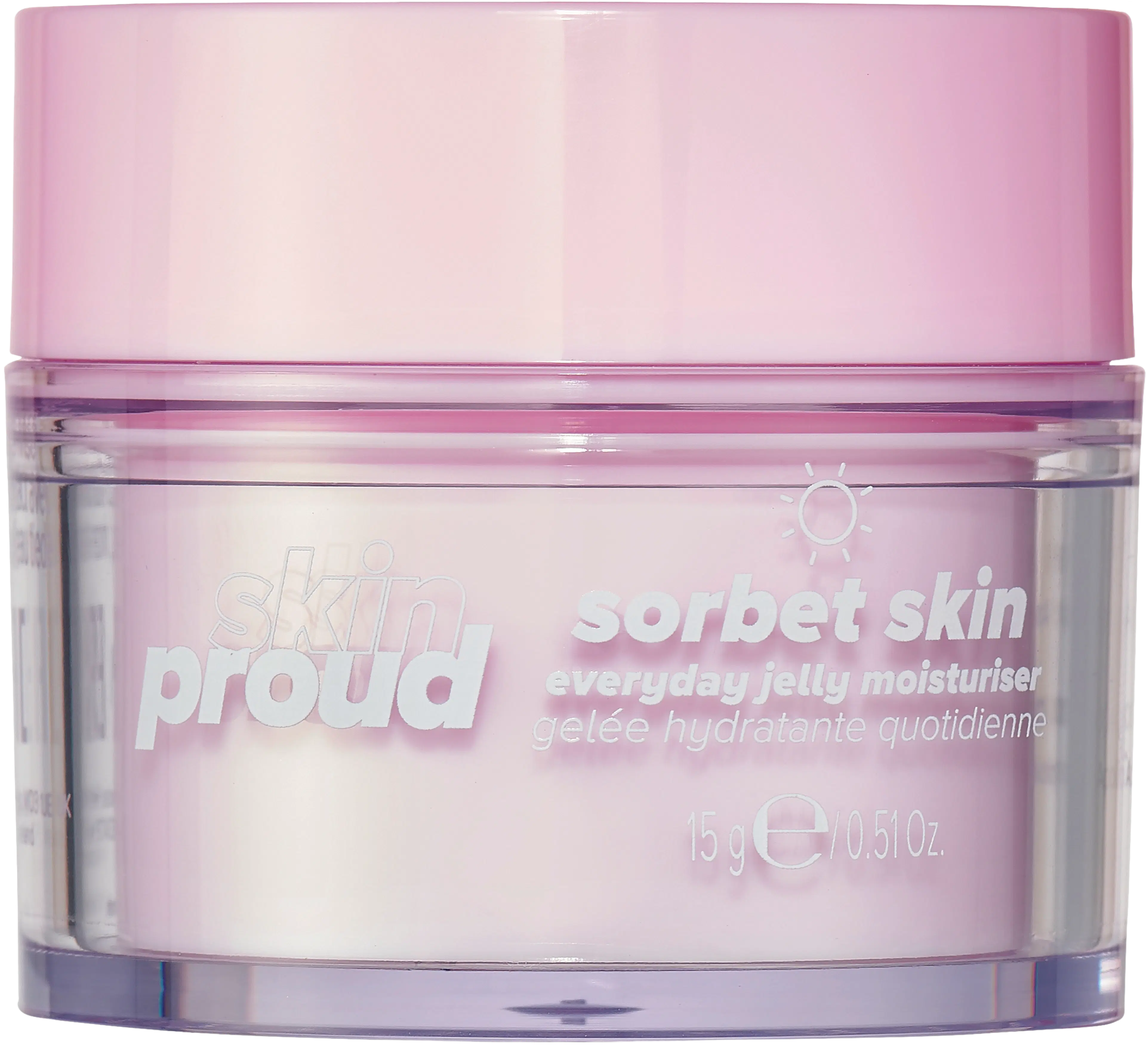 Skin Proud Sorbet Skin Everyday Jelly Moisturiser -kosteuttava geelivoide 15ml matkakoko