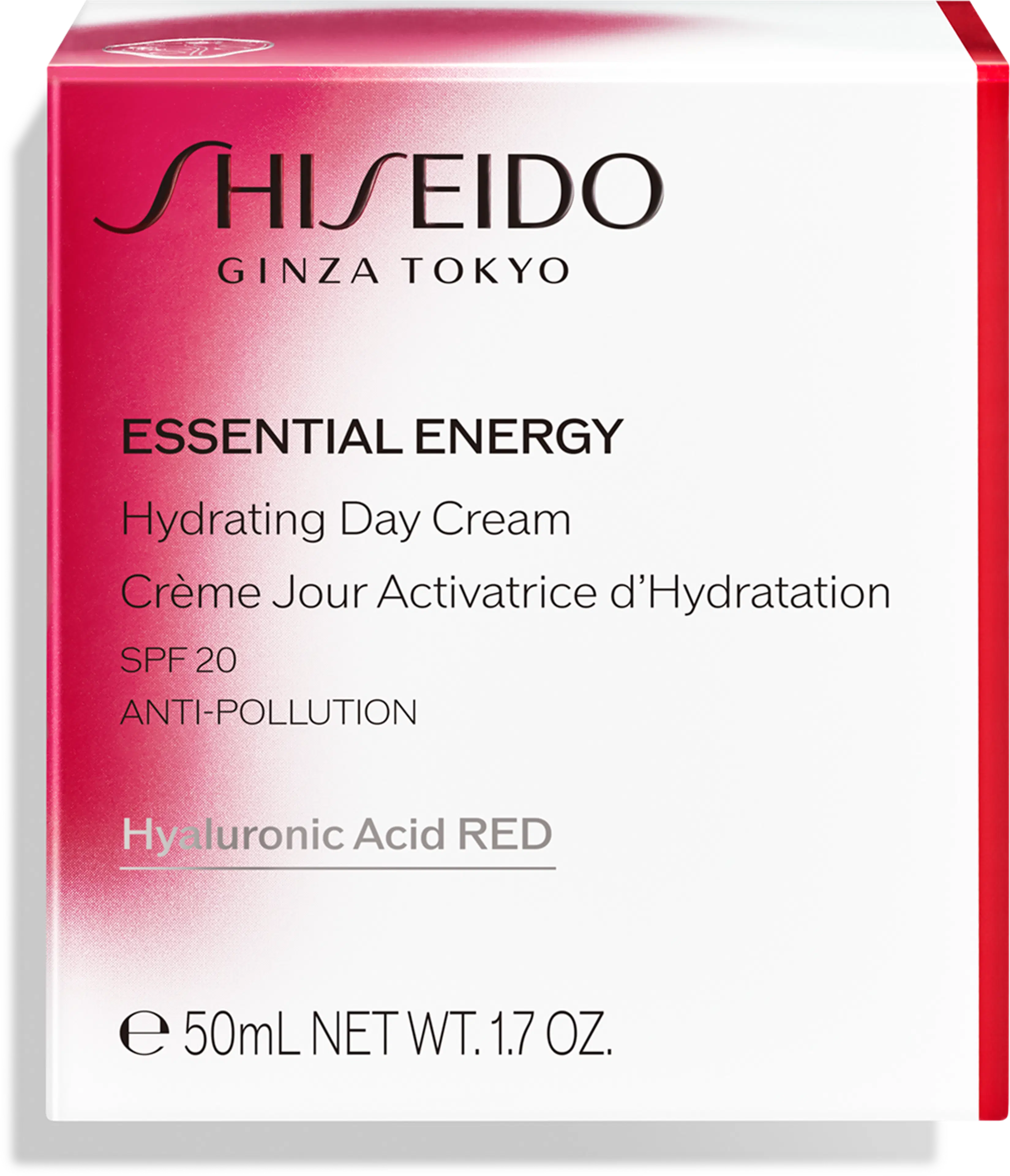 Shiseido Essential Energy Hydrating Day Cream SPF20 kosteusvoide 50 ml