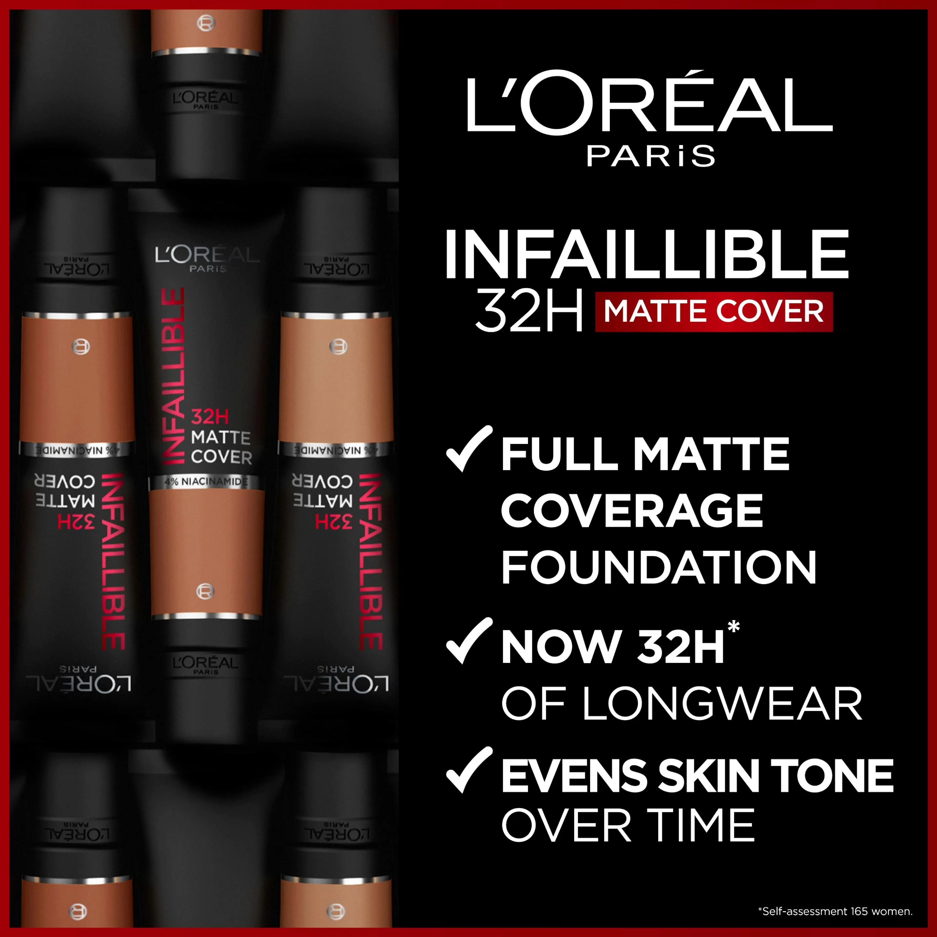 L'Oréal Paris Infaillible 24H Matte Cover 155 Natural Rose meikkivoide 30ml