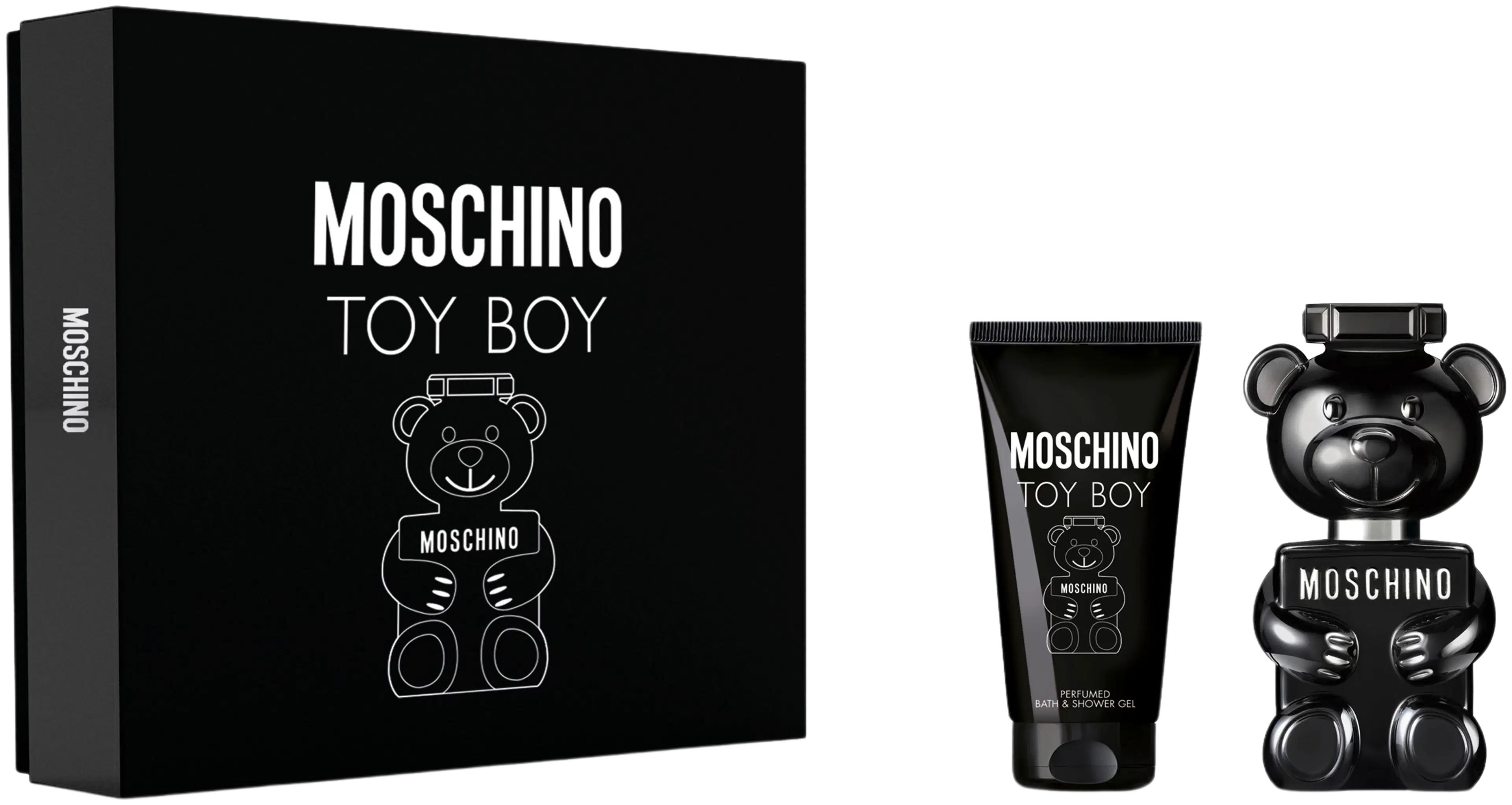 Moschino Toy Boy lahjapakkaus EdP 30 + kylpy- ja suihkugeeli 50 ml