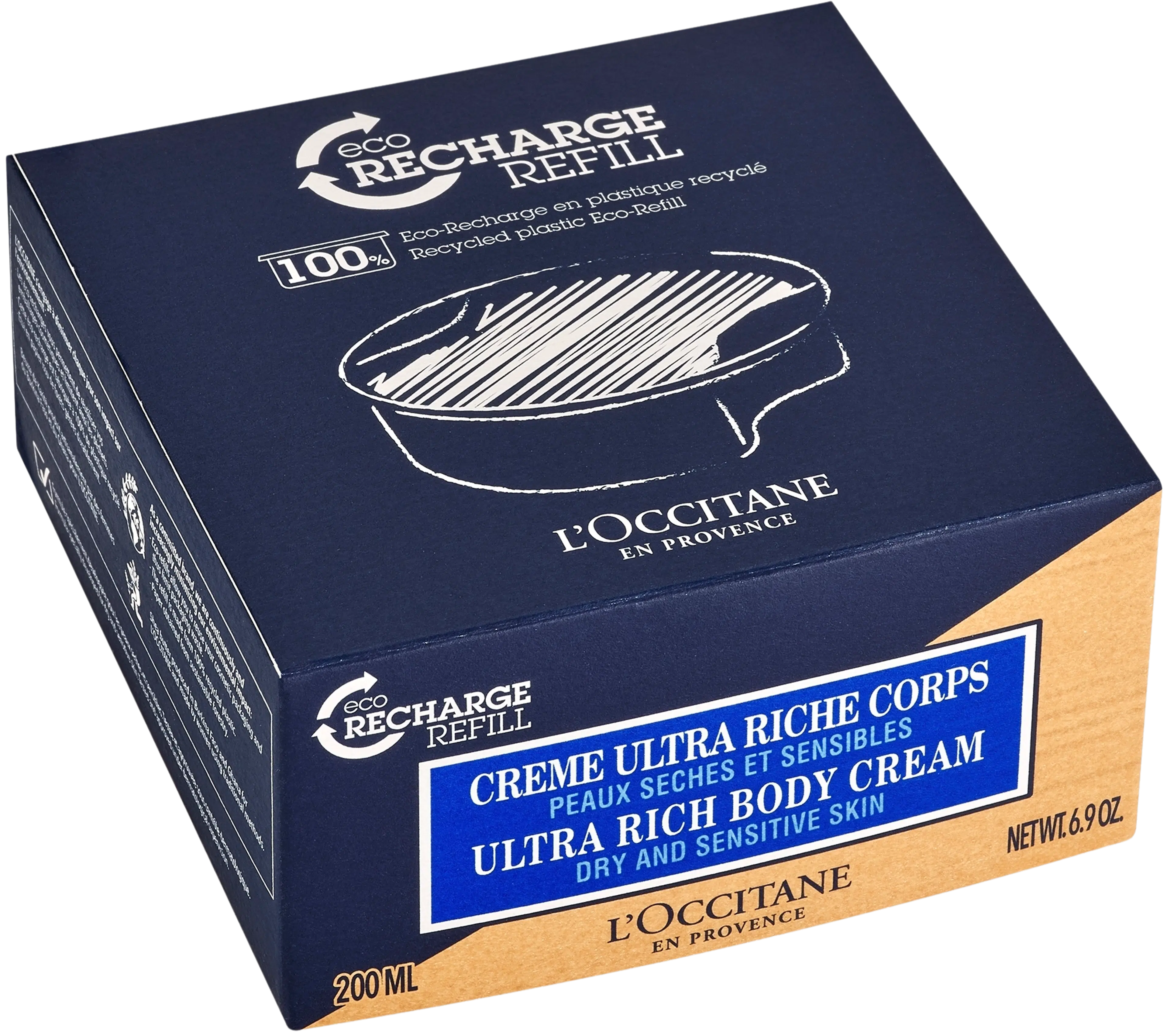 L'Occitane Rich Body Cream Refill vartalovoide 200 ml
