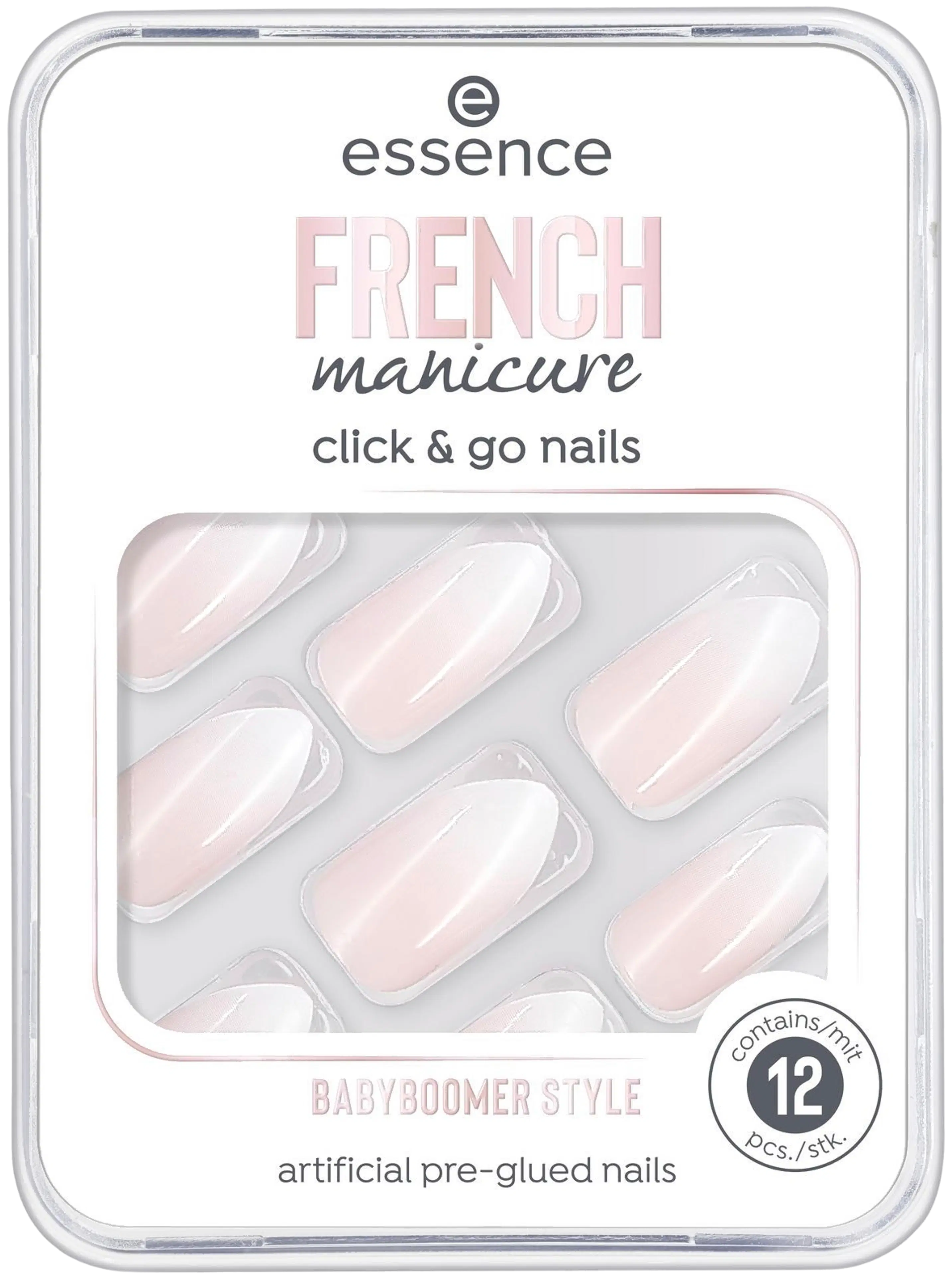 essence FRENCH manicure click & go tekokynnet