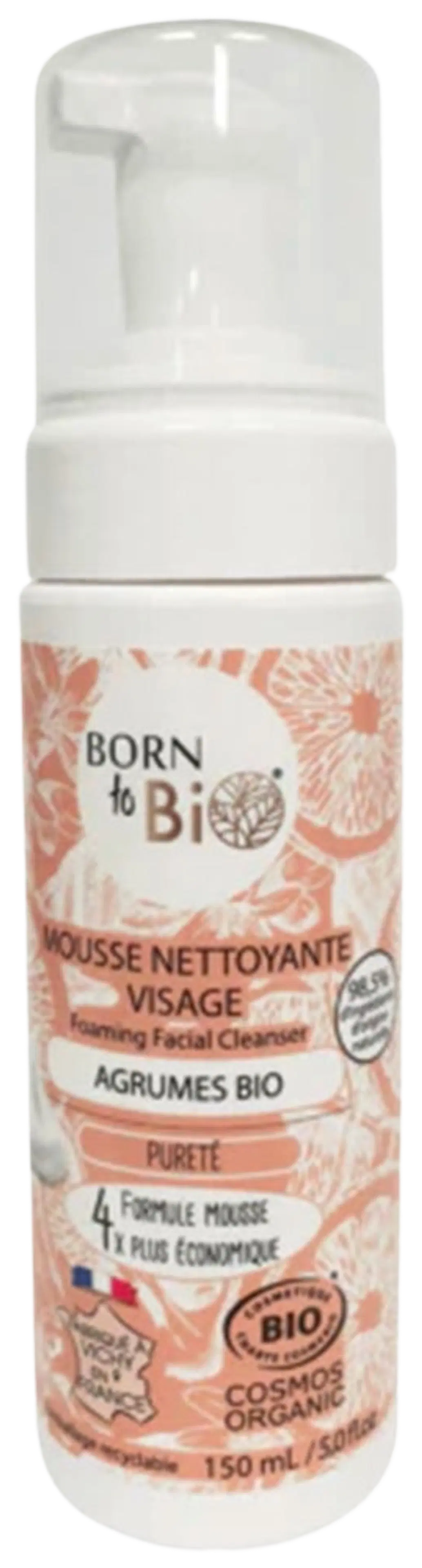 Born to Bio Cleansing Foam for Oily Skin - Puhdistusvaahto Rasvoittuvalle iholle 150ml