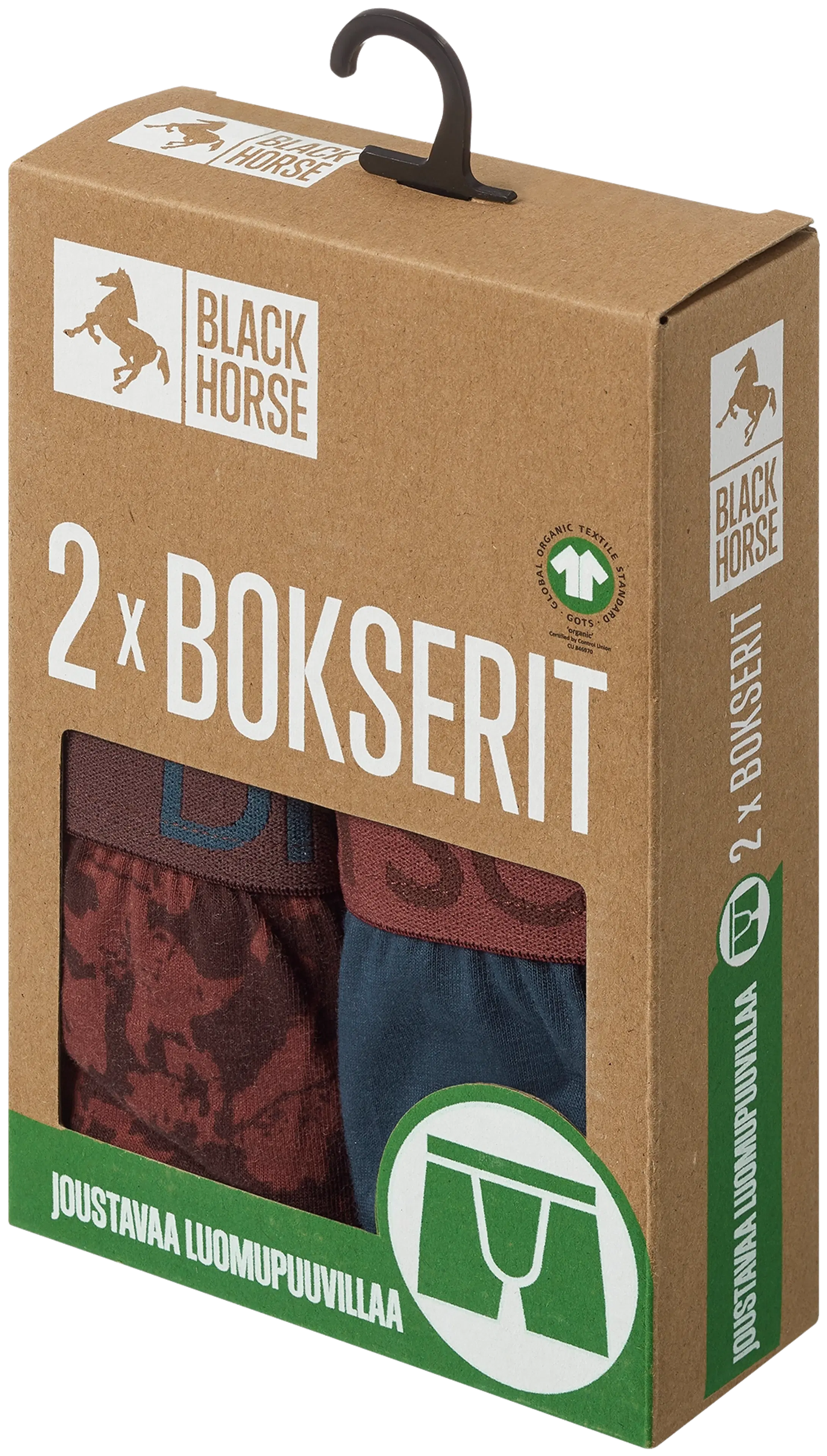 Black Horse 2-pack bokserit