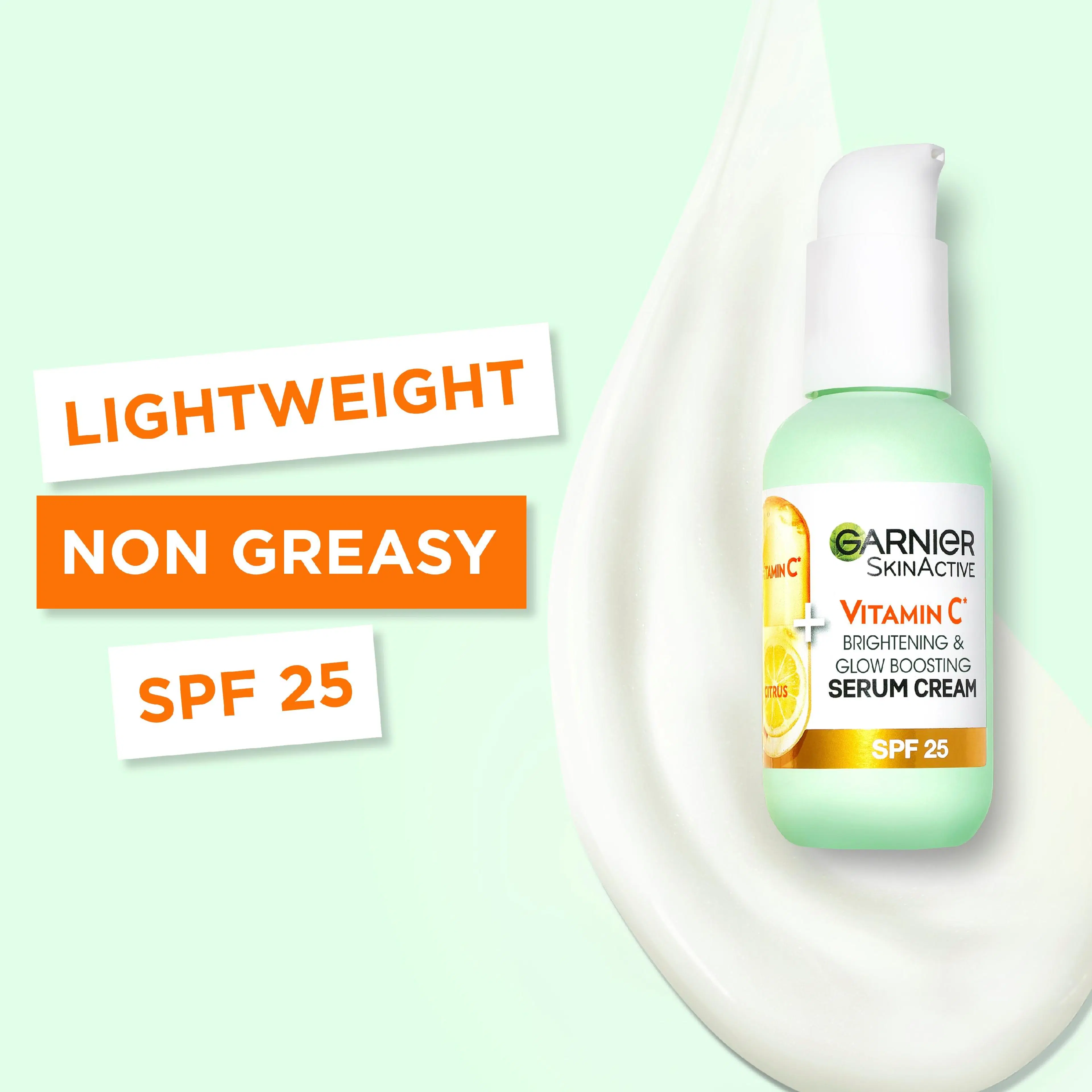 Garnier SkinActive Vitamin C 2in1 Brightening Serum Cream seerumivoide SK25 50 ml
