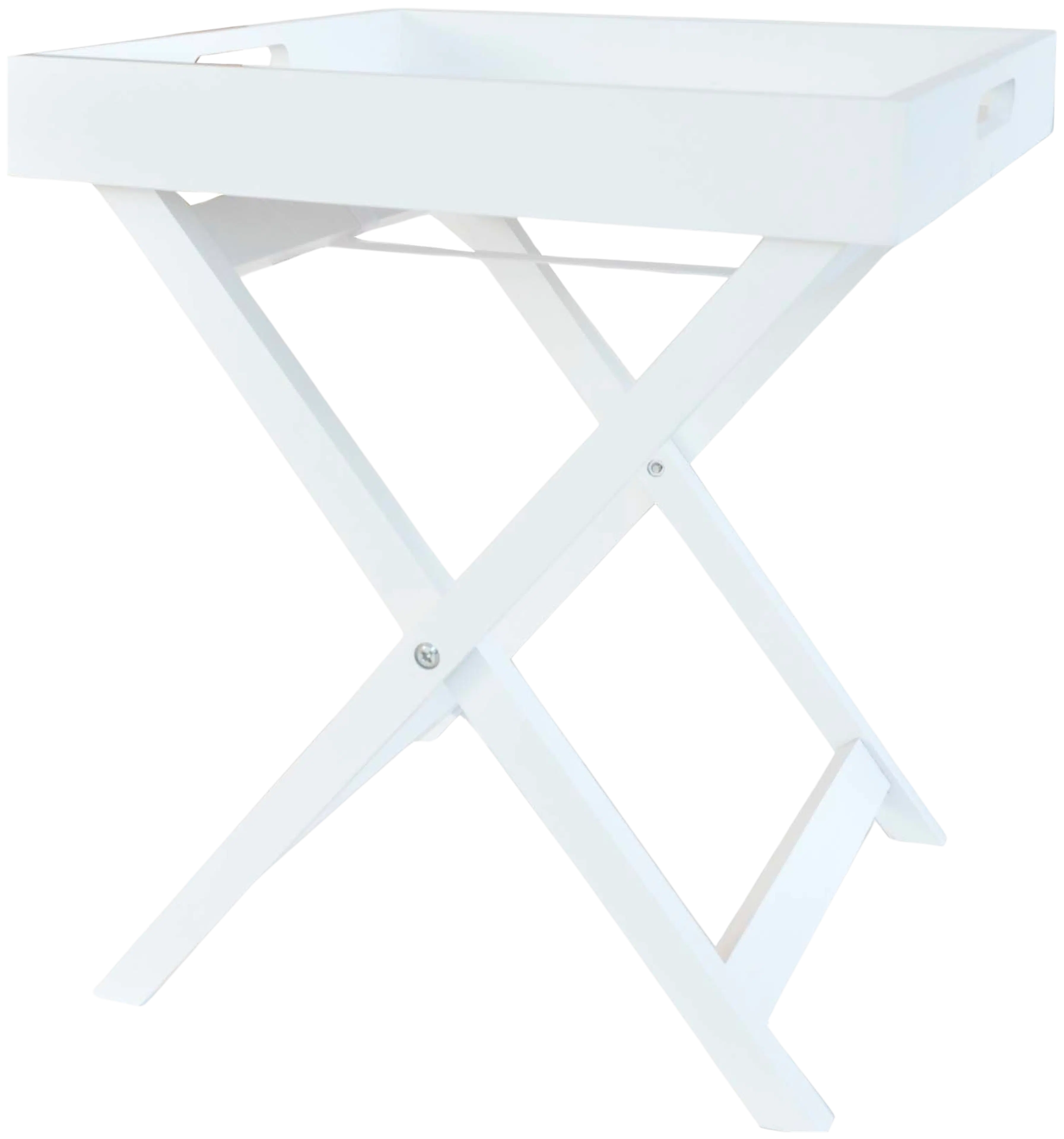 Taittopöytä 40x40x47 cm MDF valkoinen