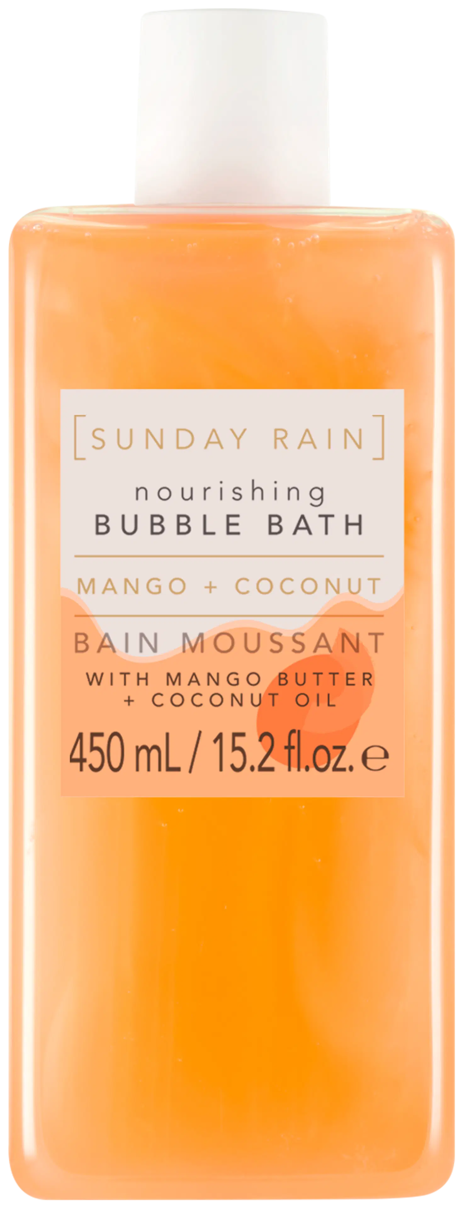 Sunday Rain Mango Bubble Bath kylpyvaahto 450 ml