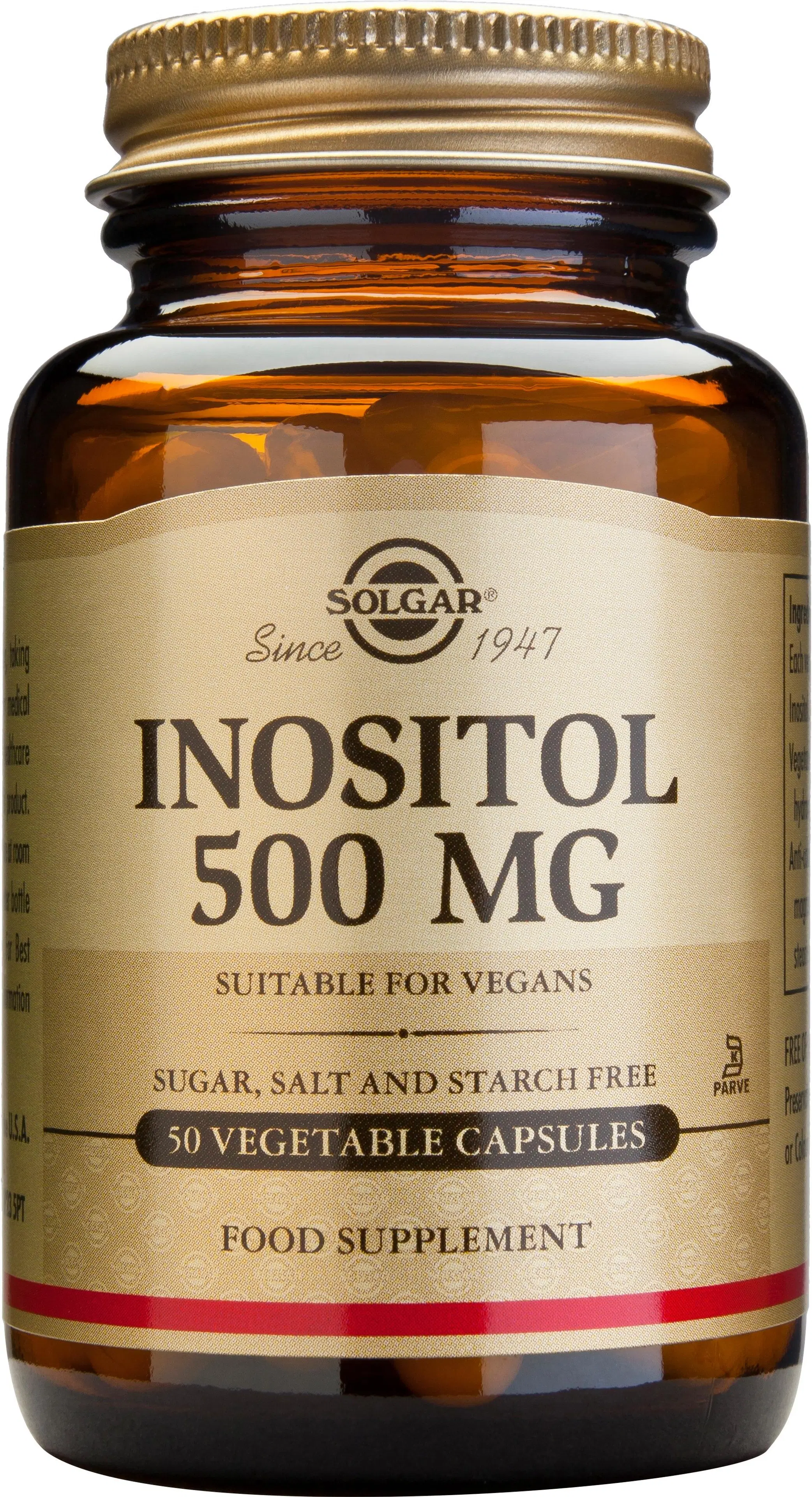 Solgar Inositoli 500 mg ravintolisä 50 kaps.