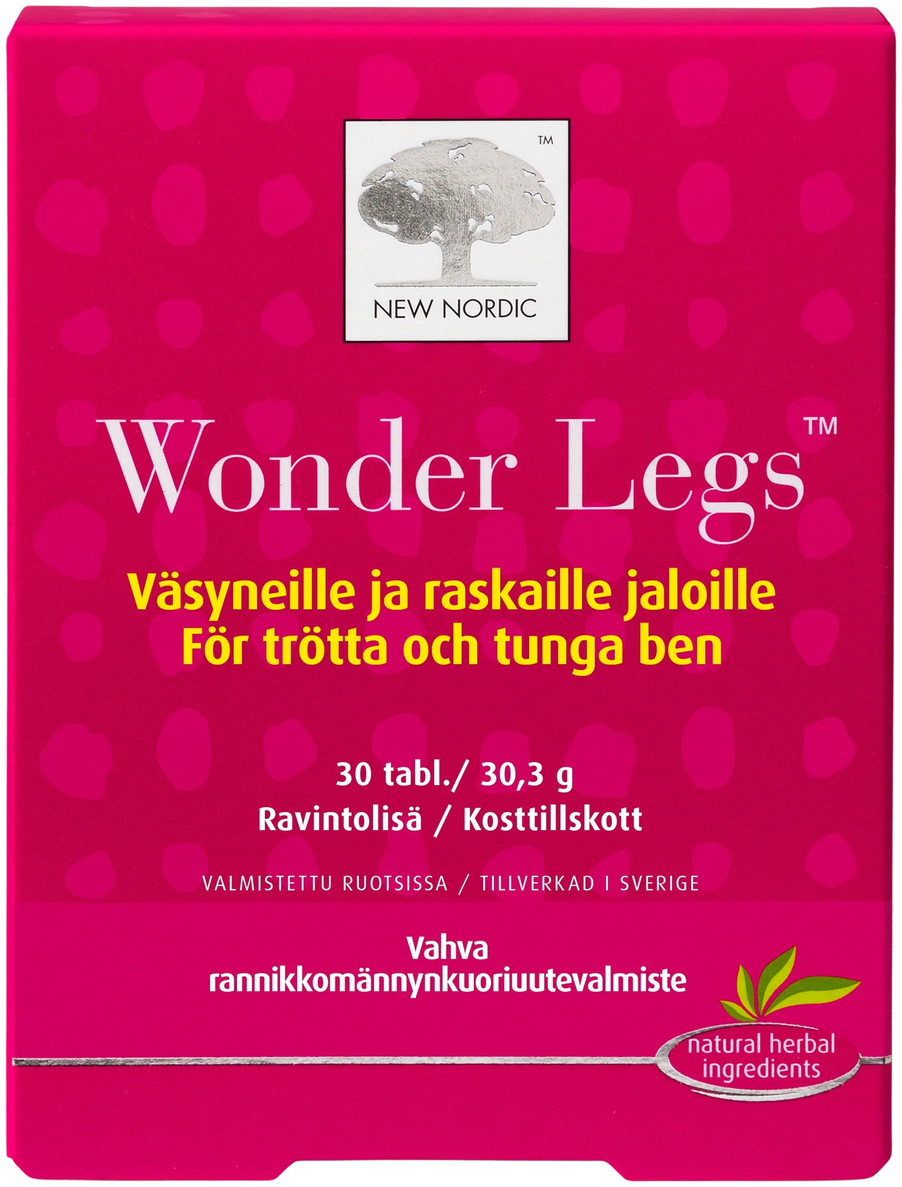 New Nordic Wonder Legs™ ravintolisä 30 tabl./ 30,3 g