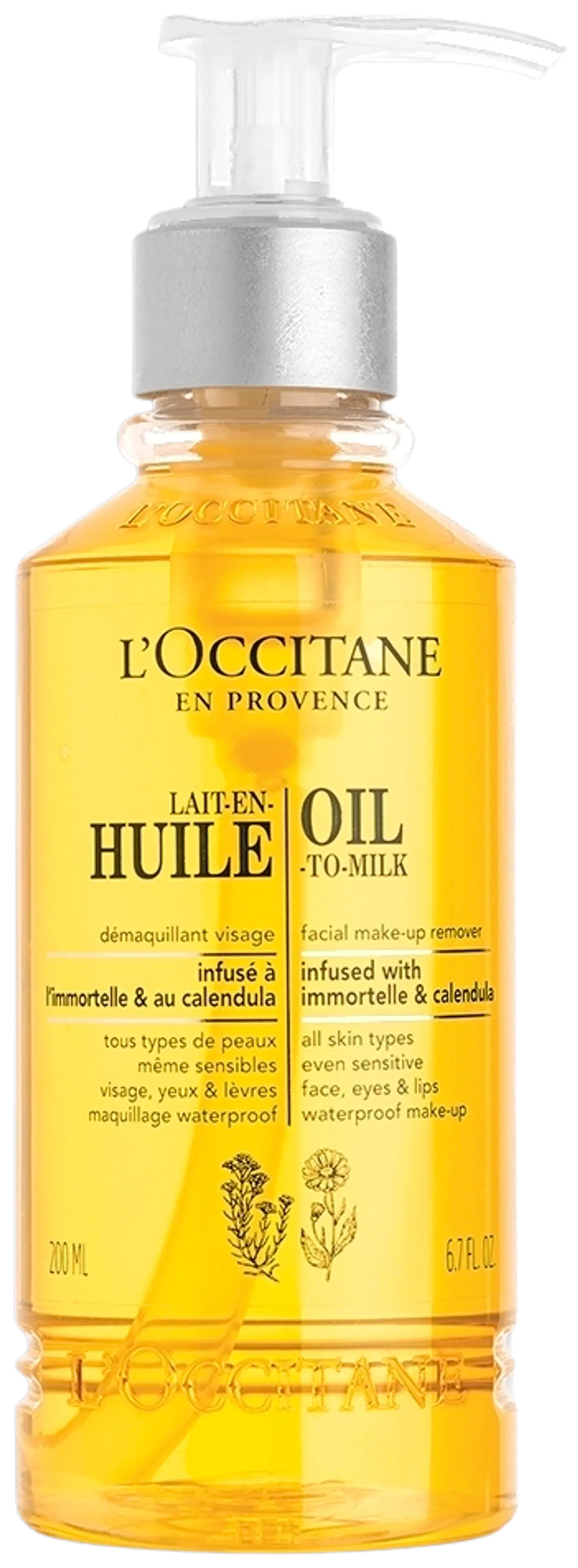 L'Occitane Oil To Milk puhdistusöljy 200 ml