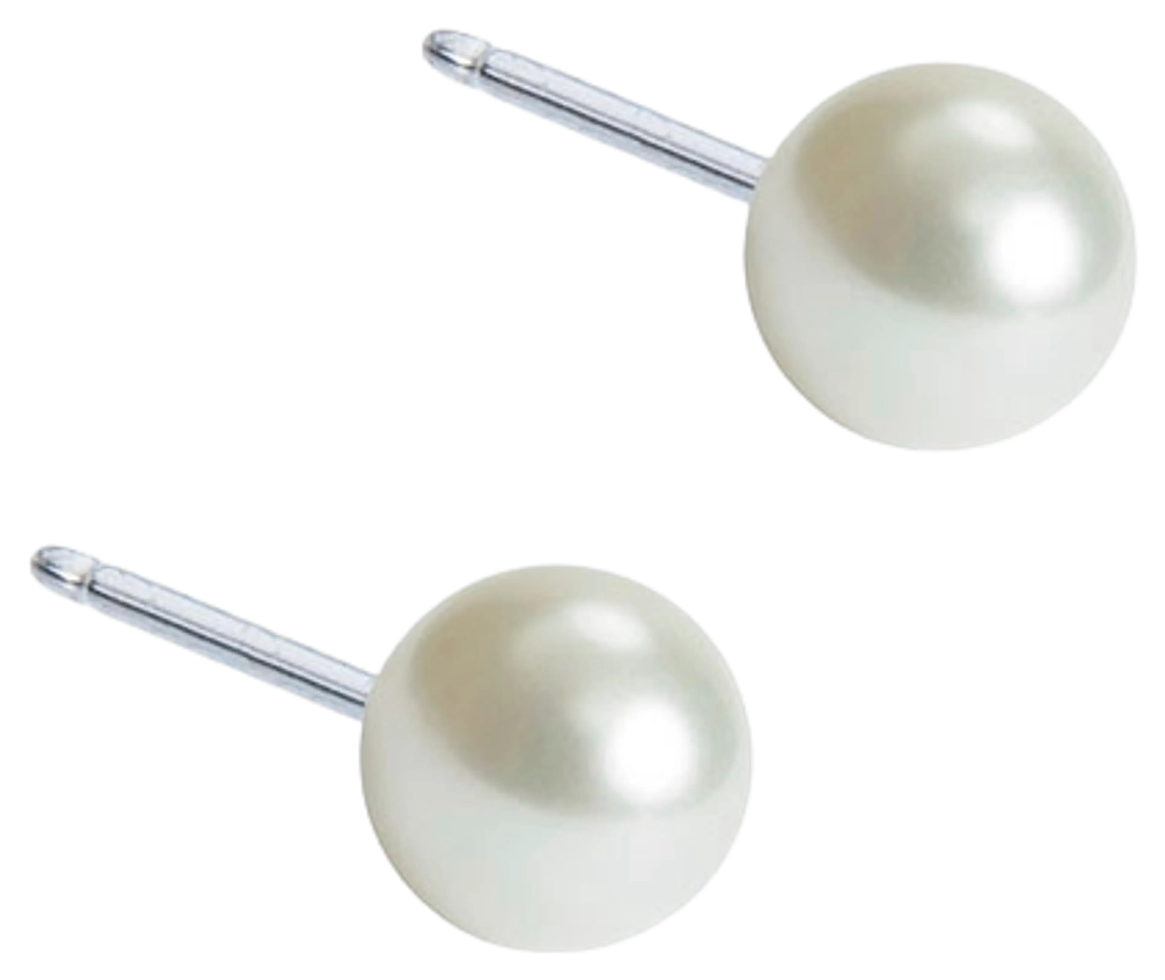 Blomdahl Pearl White korvakorut 4 mm