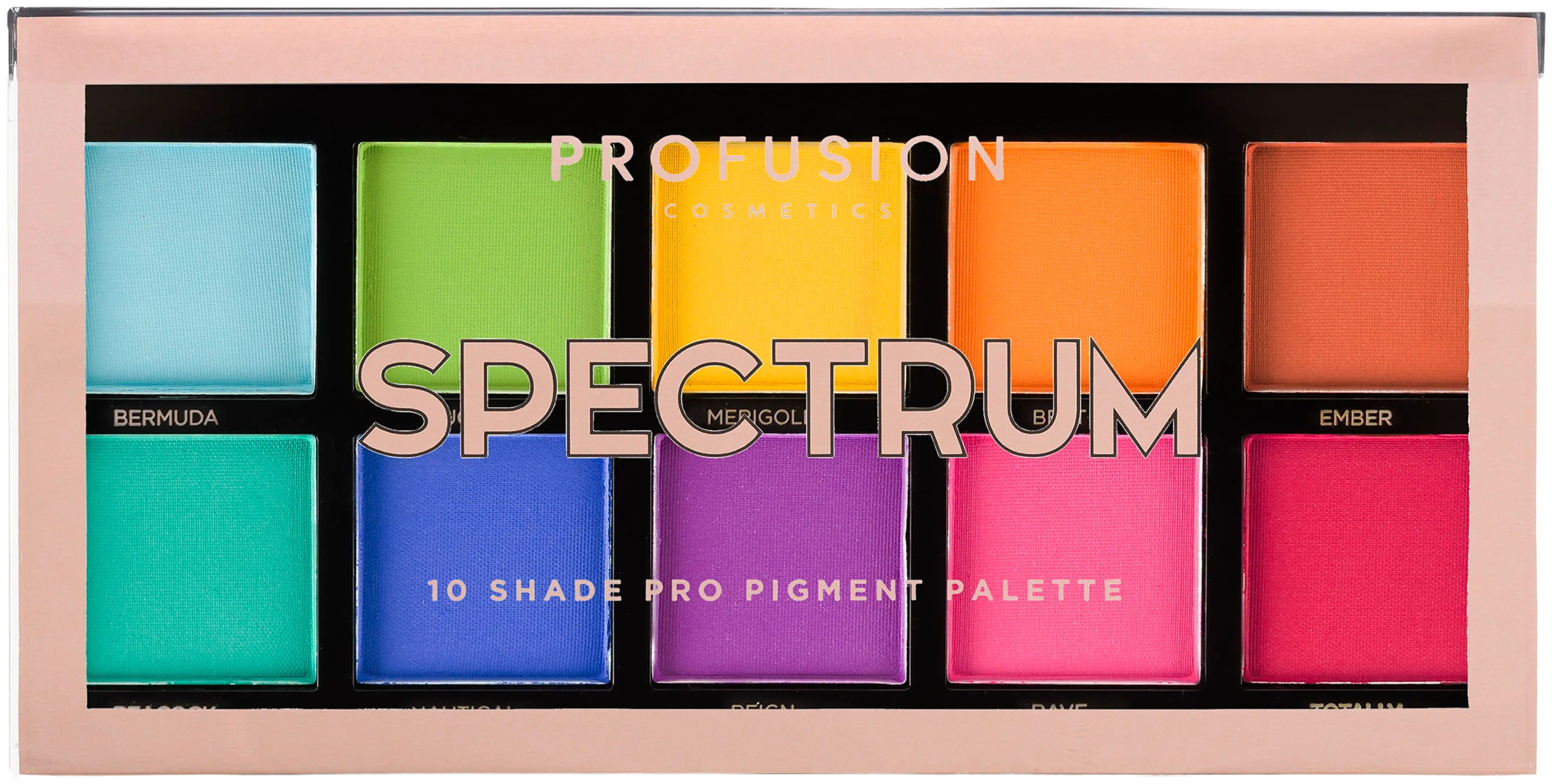 Profusion Cosmetics luomiväripaletti Mini Artistry Eyeshadow Palette Spectrum