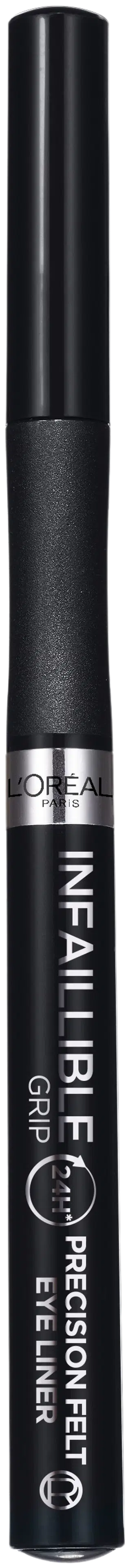 L'Oréal Paris Infaillible Grip 24H Precision Felt eyeliner nestemäinen silmänrajausväri