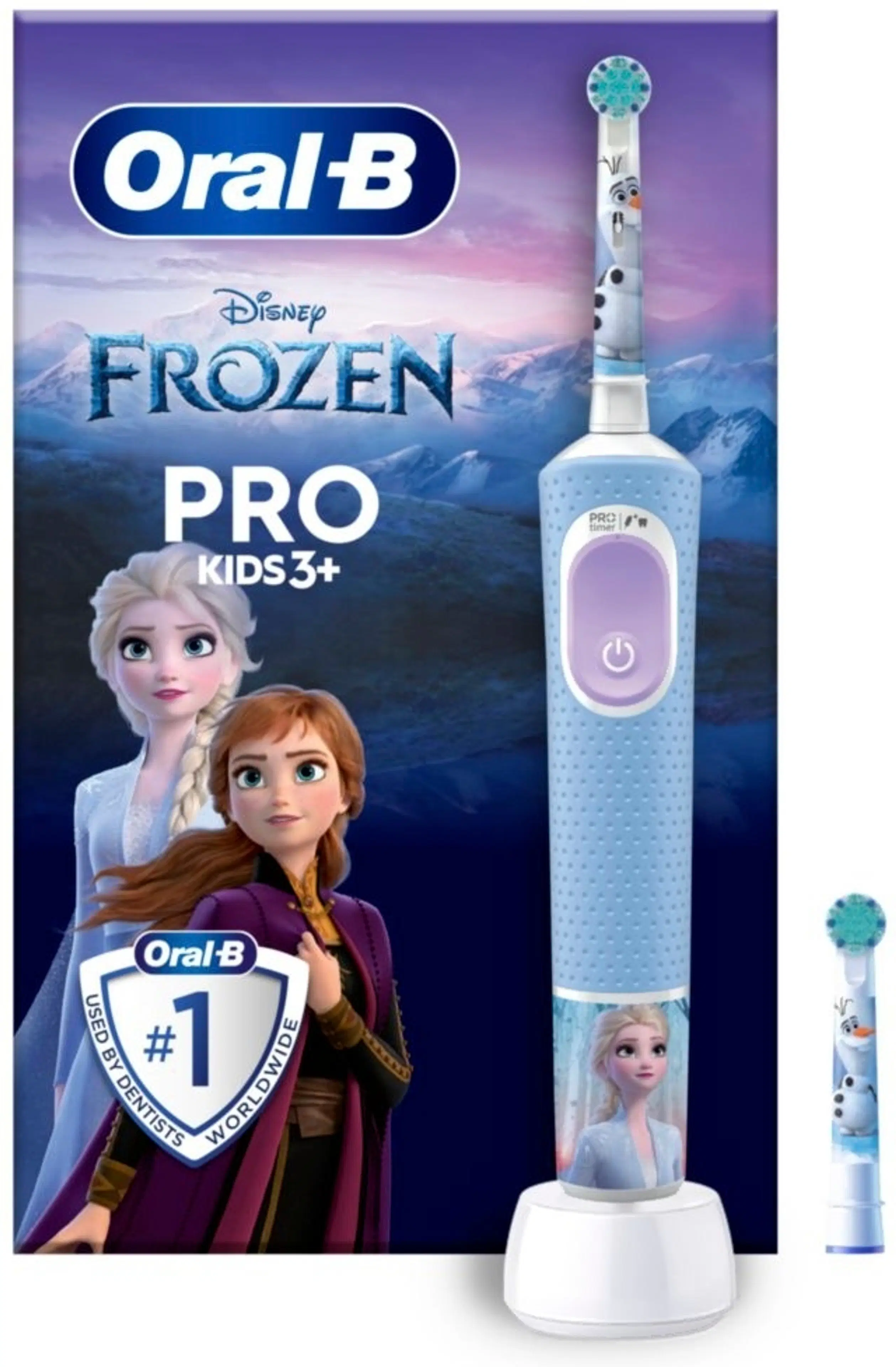 Oral-B Vitality Pro Kids Frozen -sähköhammasharja Braun-tekniikalla