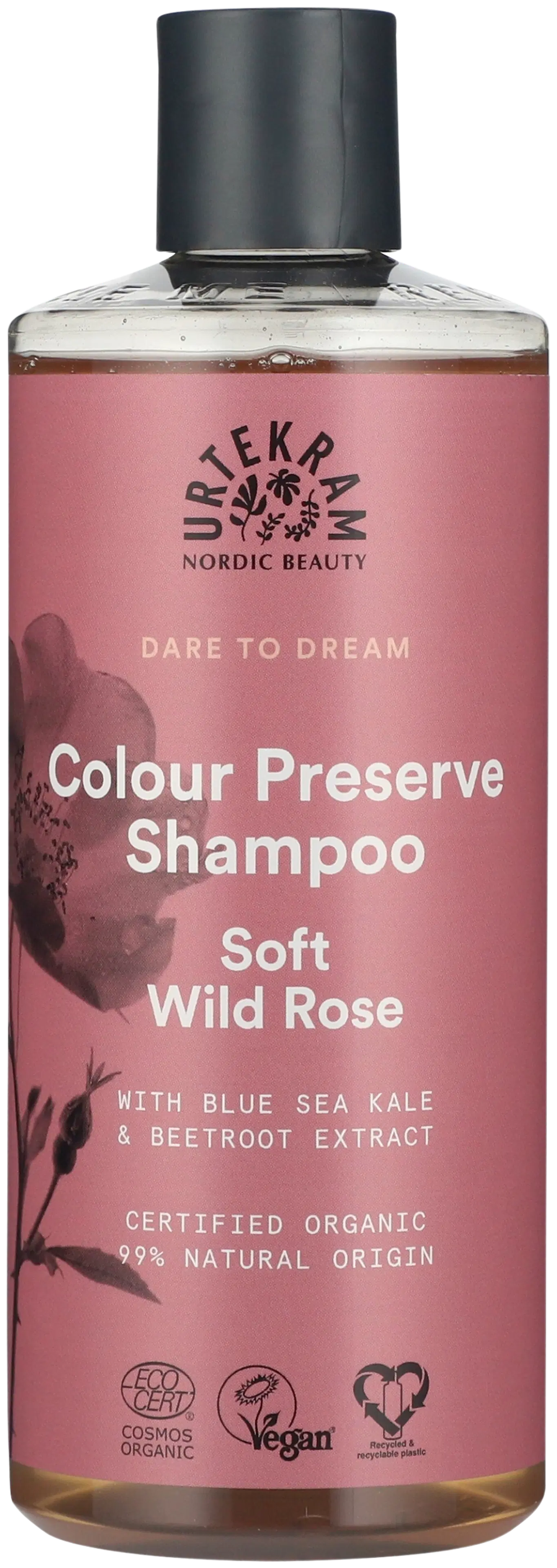 Urtekram Luomu Soft Wild Rose Shampoo 500ml