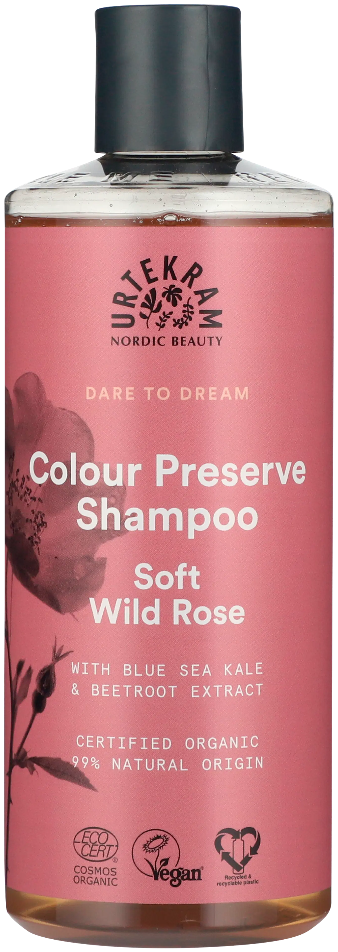 Urtekram Luomu Soft Wild Rose Shampoo 500ml