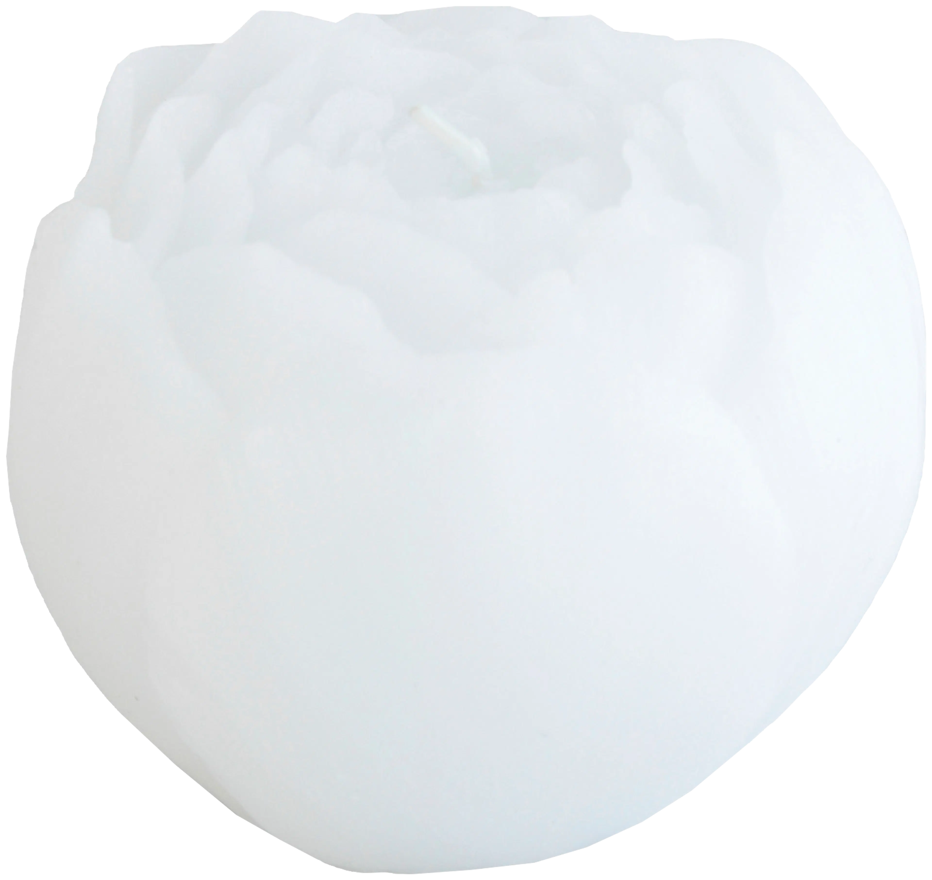 Kynttilä ruusu 9x9x8 cm valkoinen