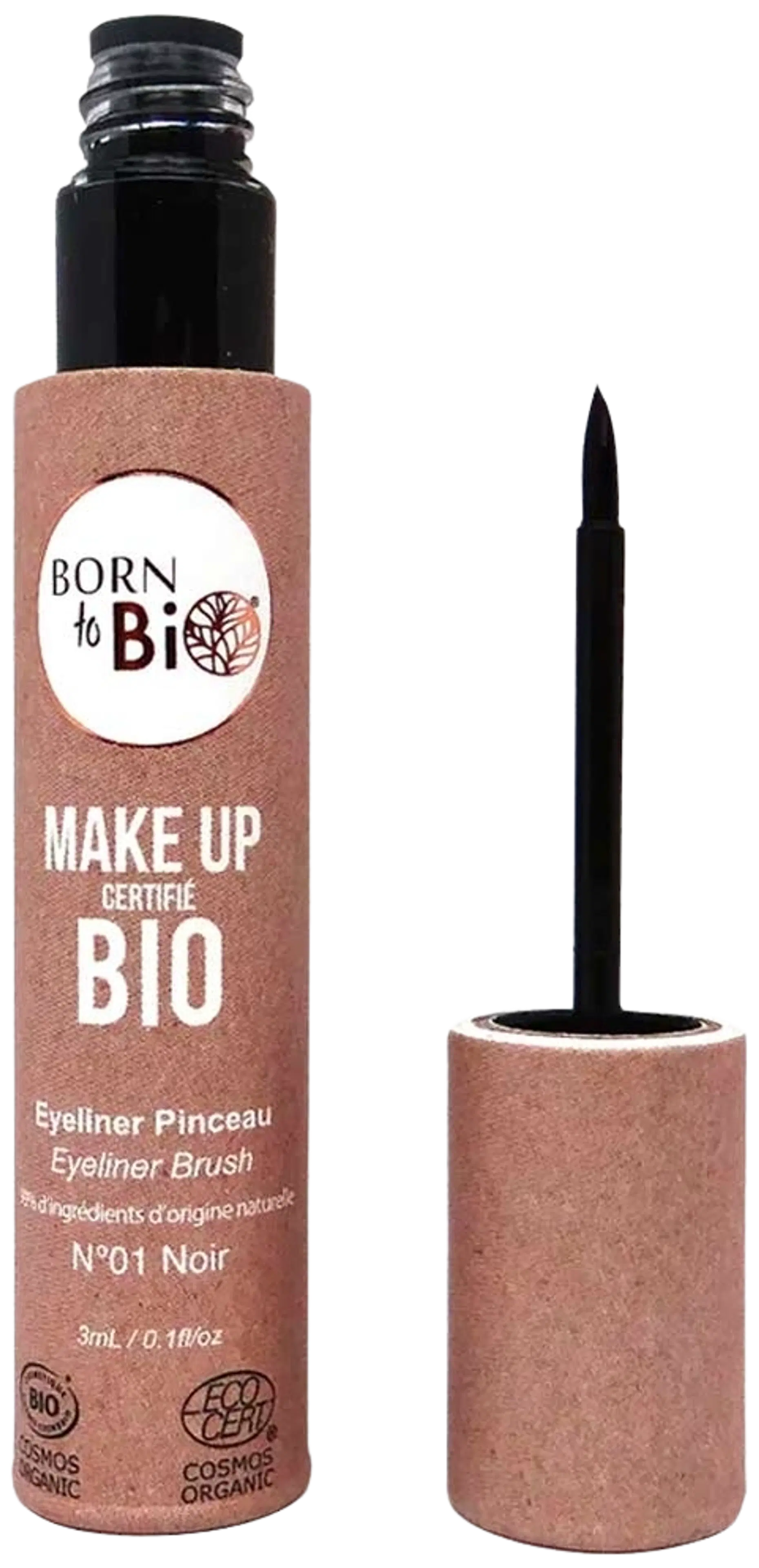 Born to Bio Organic Eye Liner Pencil N°1 - Silmänrajauskynä Noir 3ml