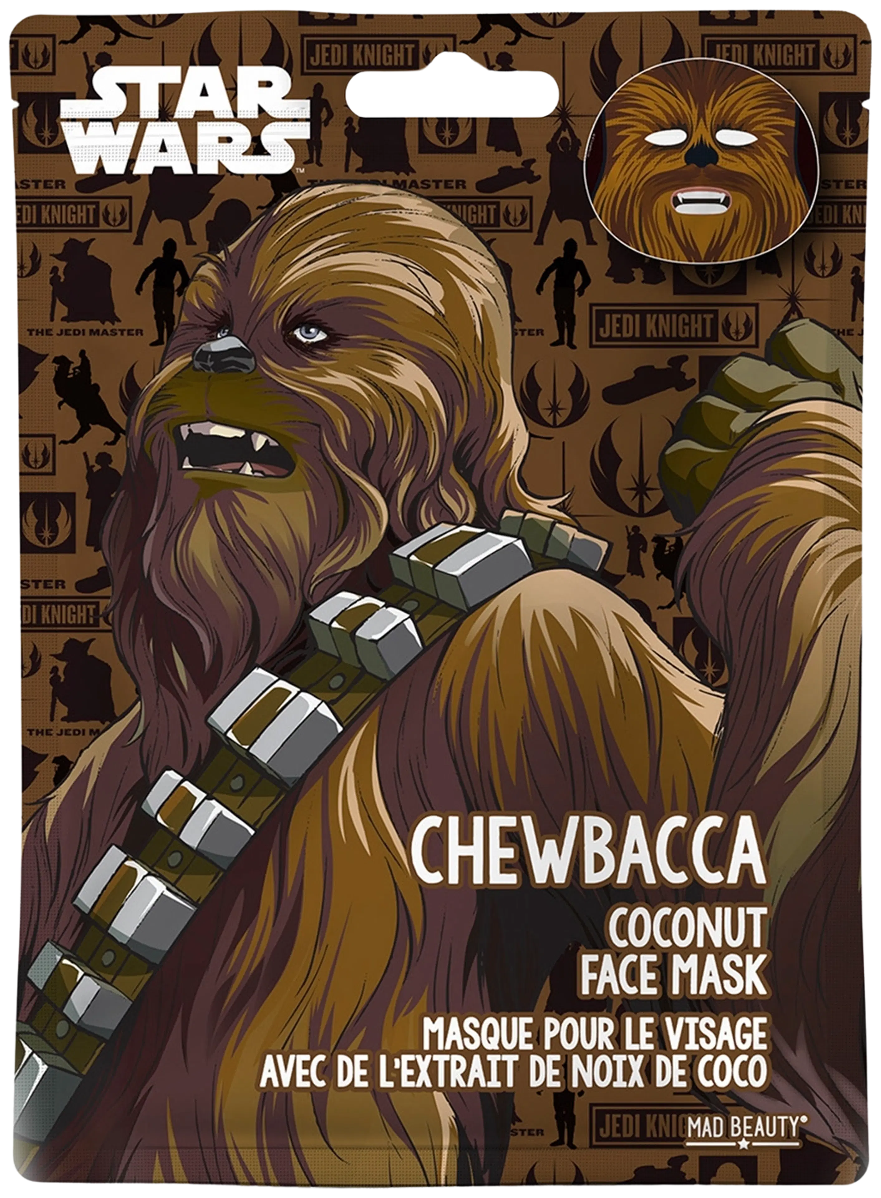 Mad Beauty Star Wars Face Mask Chewbacca -kangasnaamio