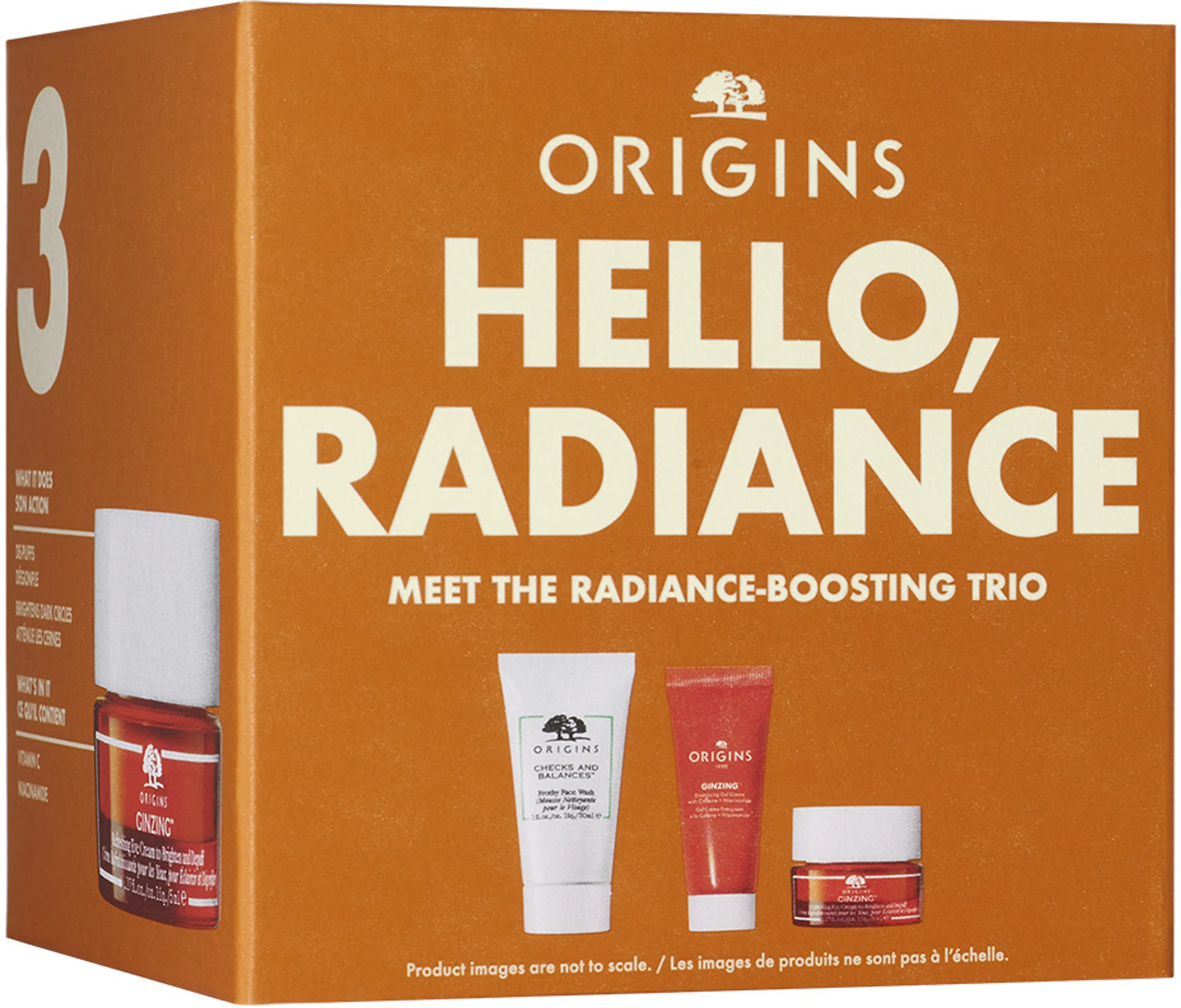 Hello Radiance Trio -ihonhoitopakkaus