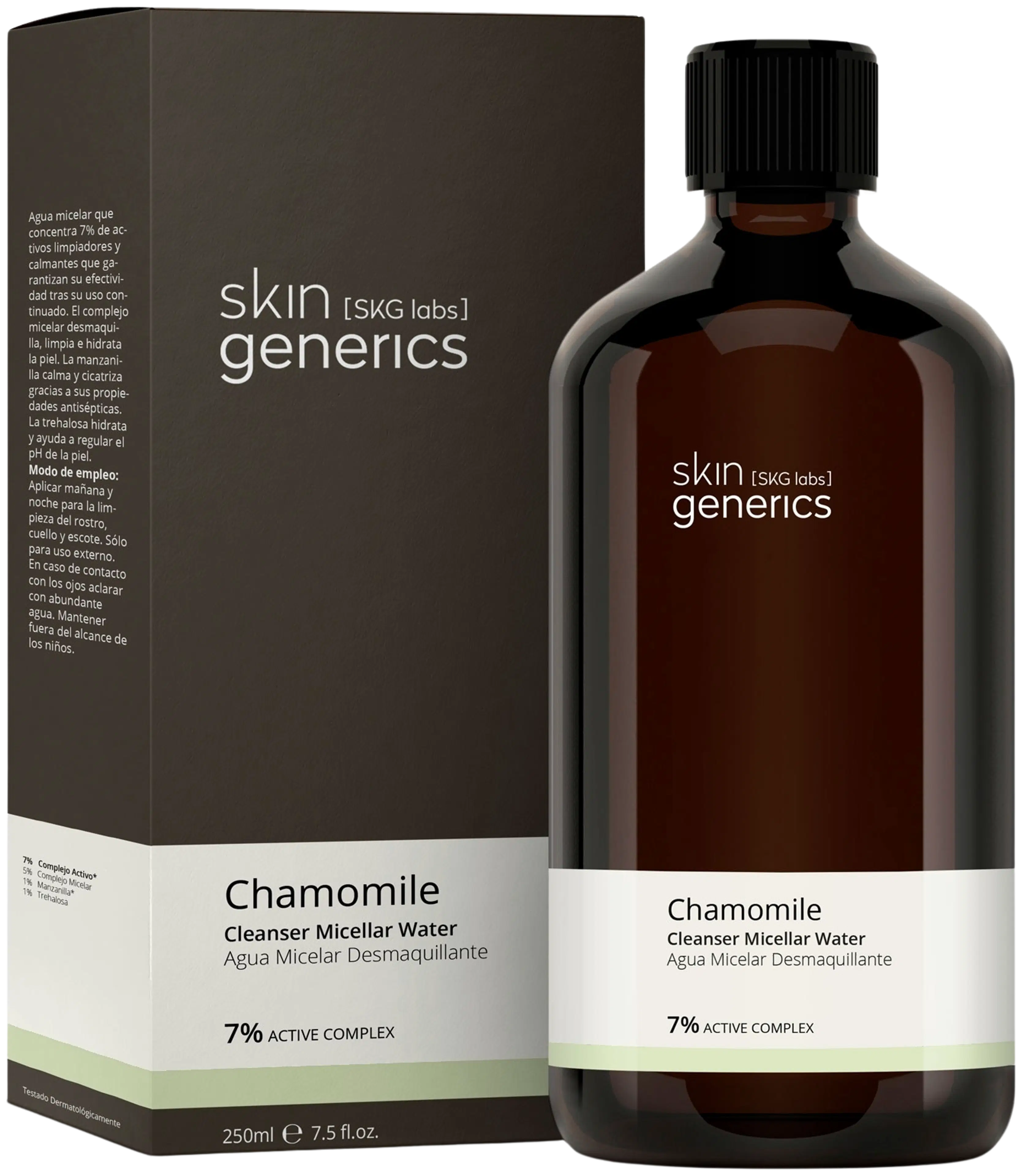 Skin Generics Chamomile Micellar Water Cleanser 7% Active Complex -misellivesi 250ml
