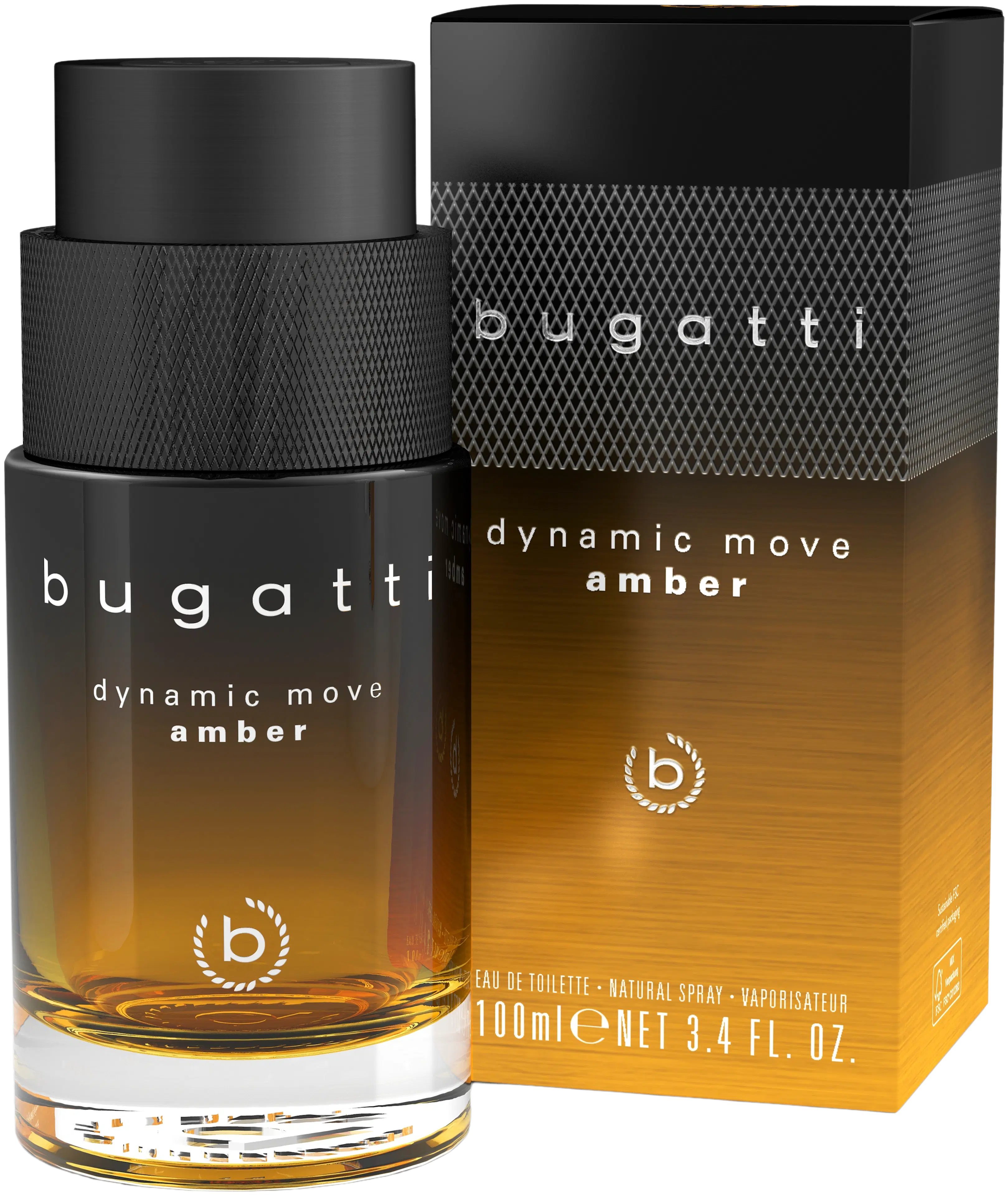Bugatti Dynamic Move Amber EdT 100 ml