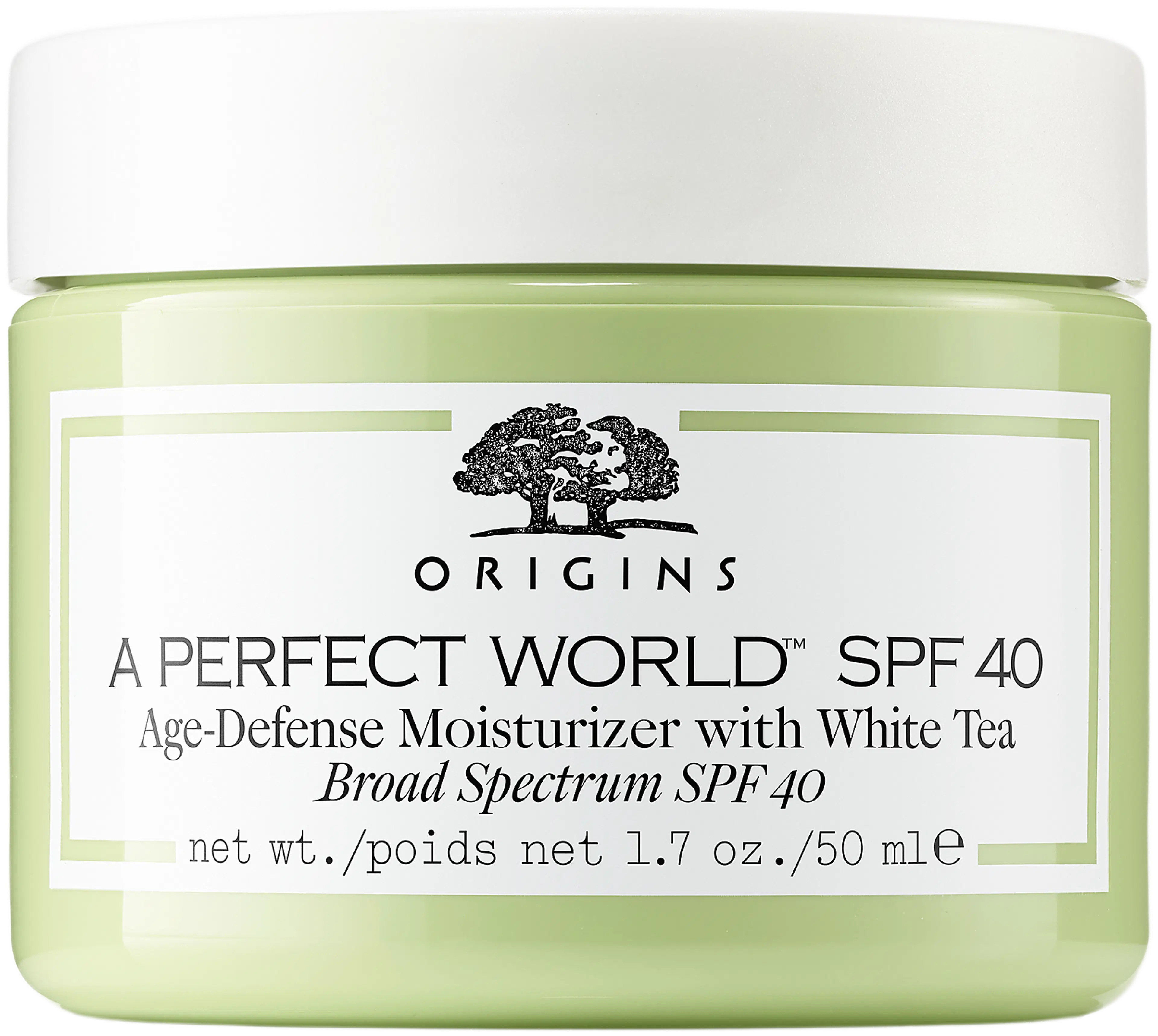 Origins A Perfect World™ SPF 40 Age-Defense Moisturizer with White Tea kasvovoide 50 ml