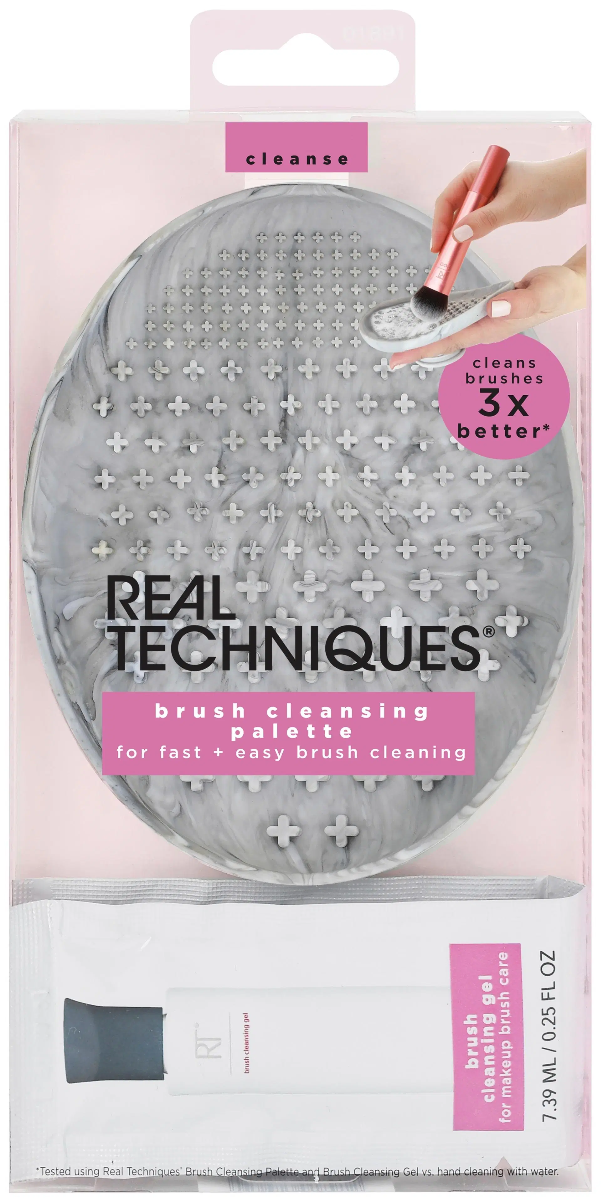 Real Techniques Brush Cleansing palette -meikkisiveltimen puhdistusalusta