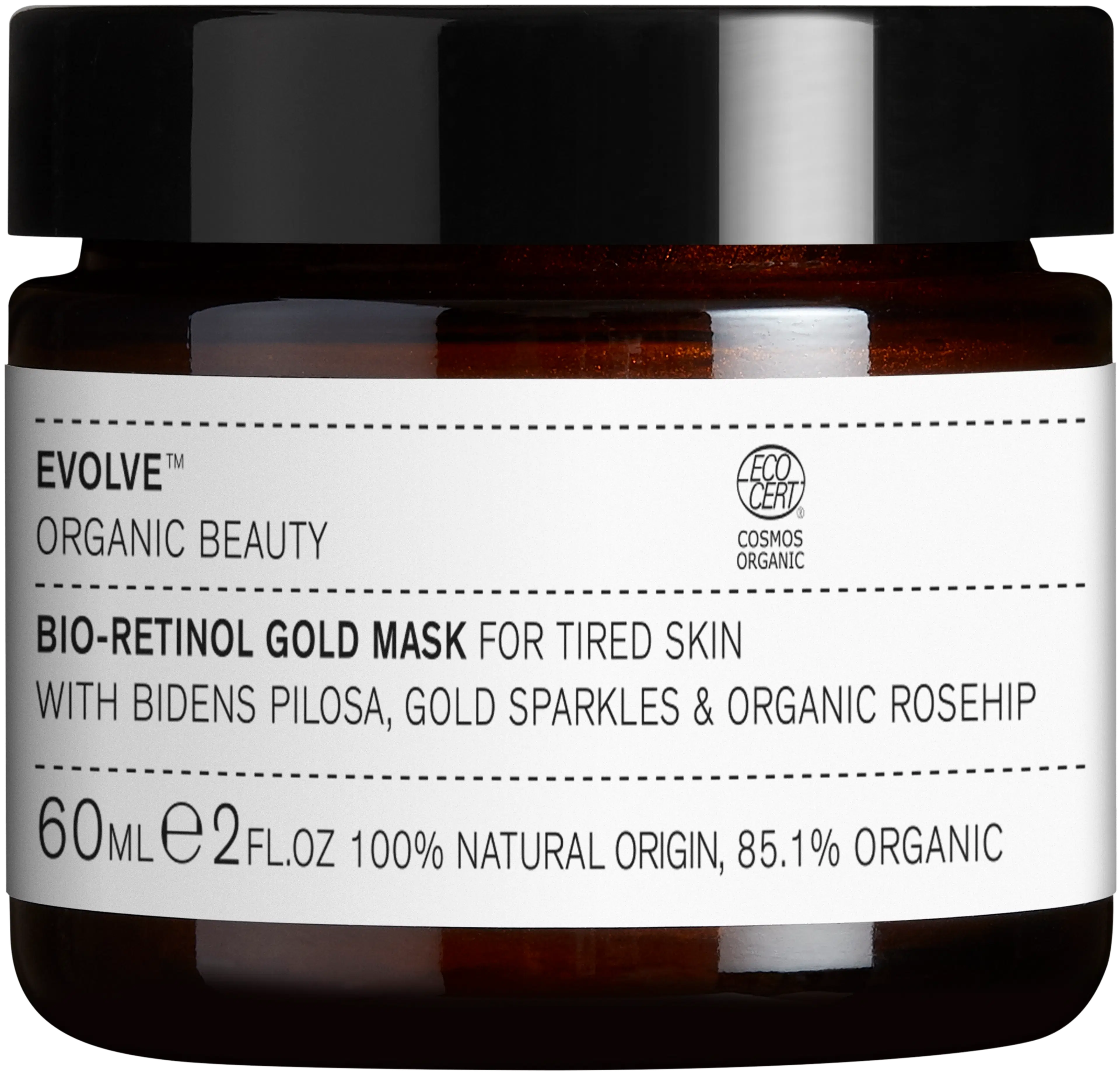 Evolve Organic Beauty Bio-Retinol Gold Mask Kasvonaamio 60 ml