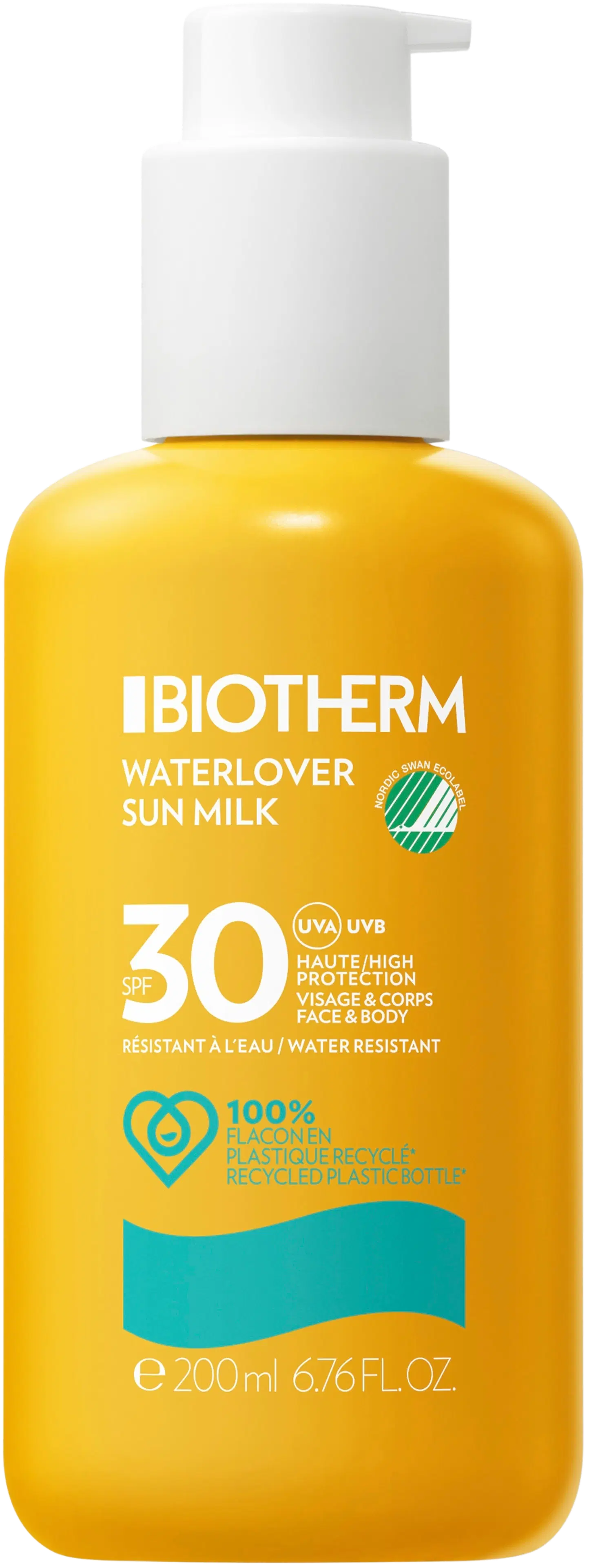 Biotherm Waterlover Sun Milk SPF30 aurinkovoide 200 ml