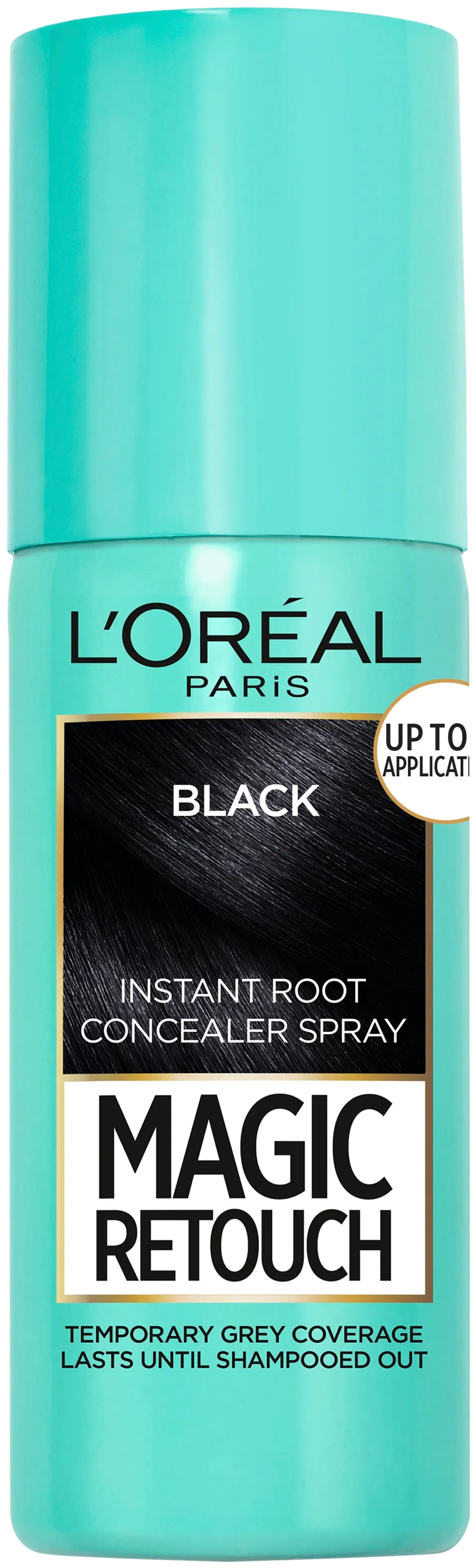 L'Oréal Paris Magic Retouch Black Suihkutettava tyvisävyte 75ml