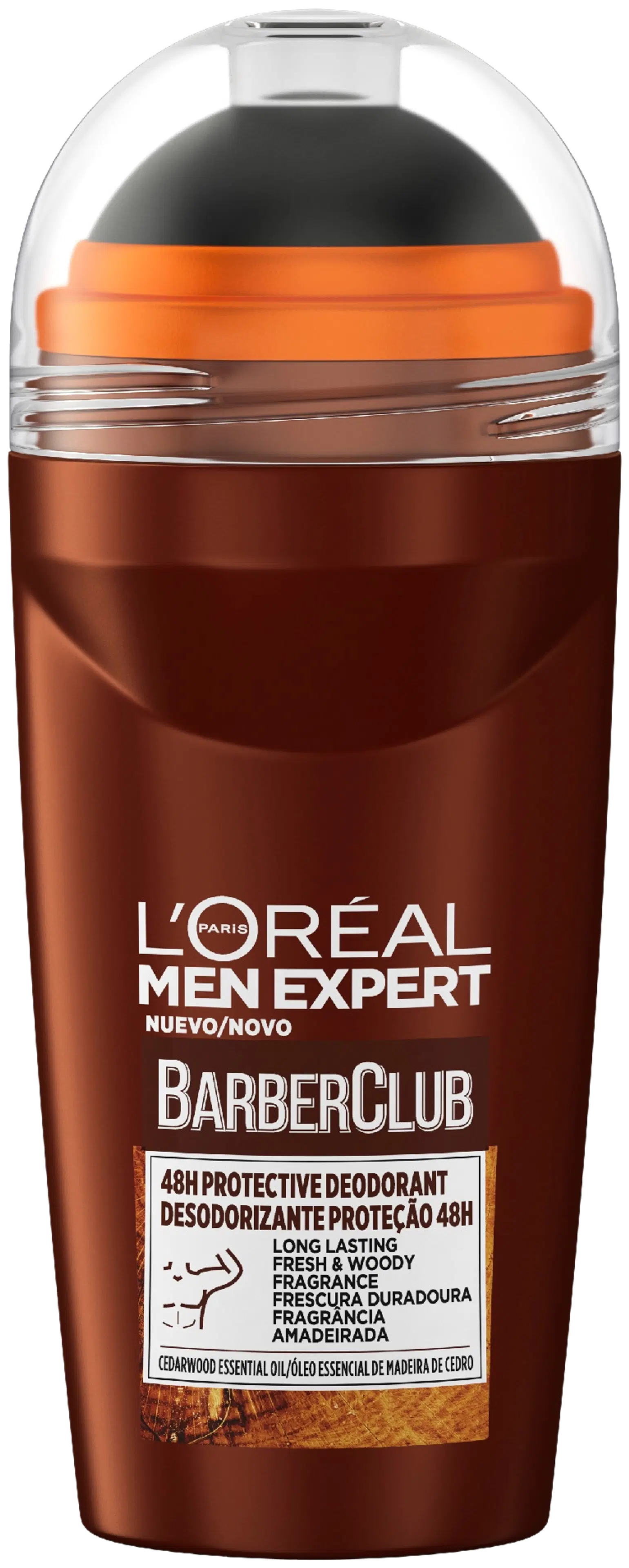 L'Oréal Paris Barber Club 48H Protective Deodorant Roll-On 50ml 0 normaalille iholle  ml