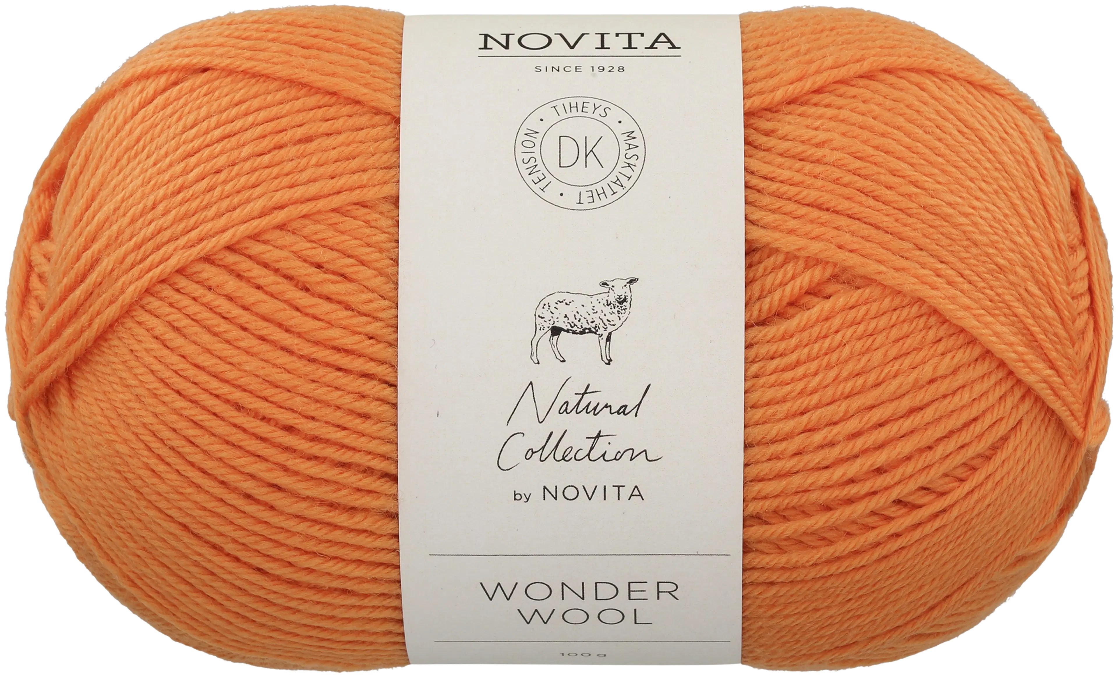 Novita Lanka Wonder Wool DK 100 g appelsiini 278
