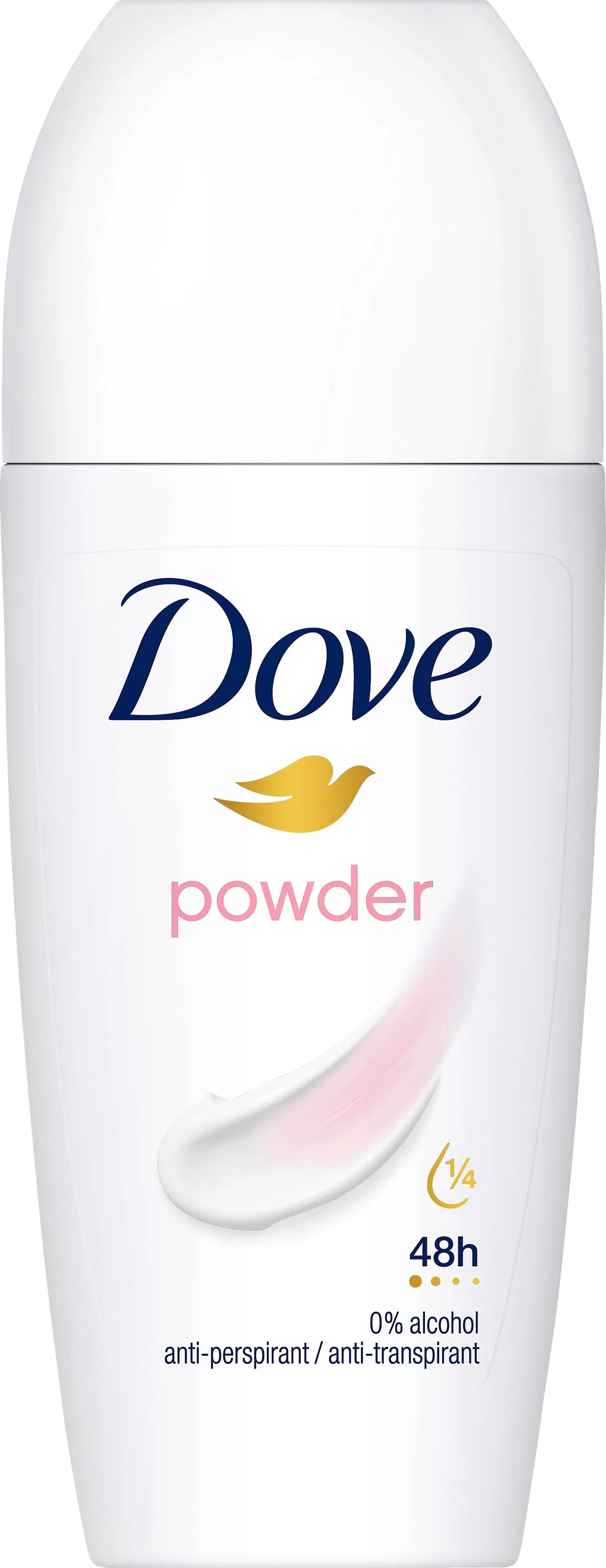 Dove 48h Powder Antiperspirantti Deodorantti Roll-on mukana kosteusvoide 50 ml