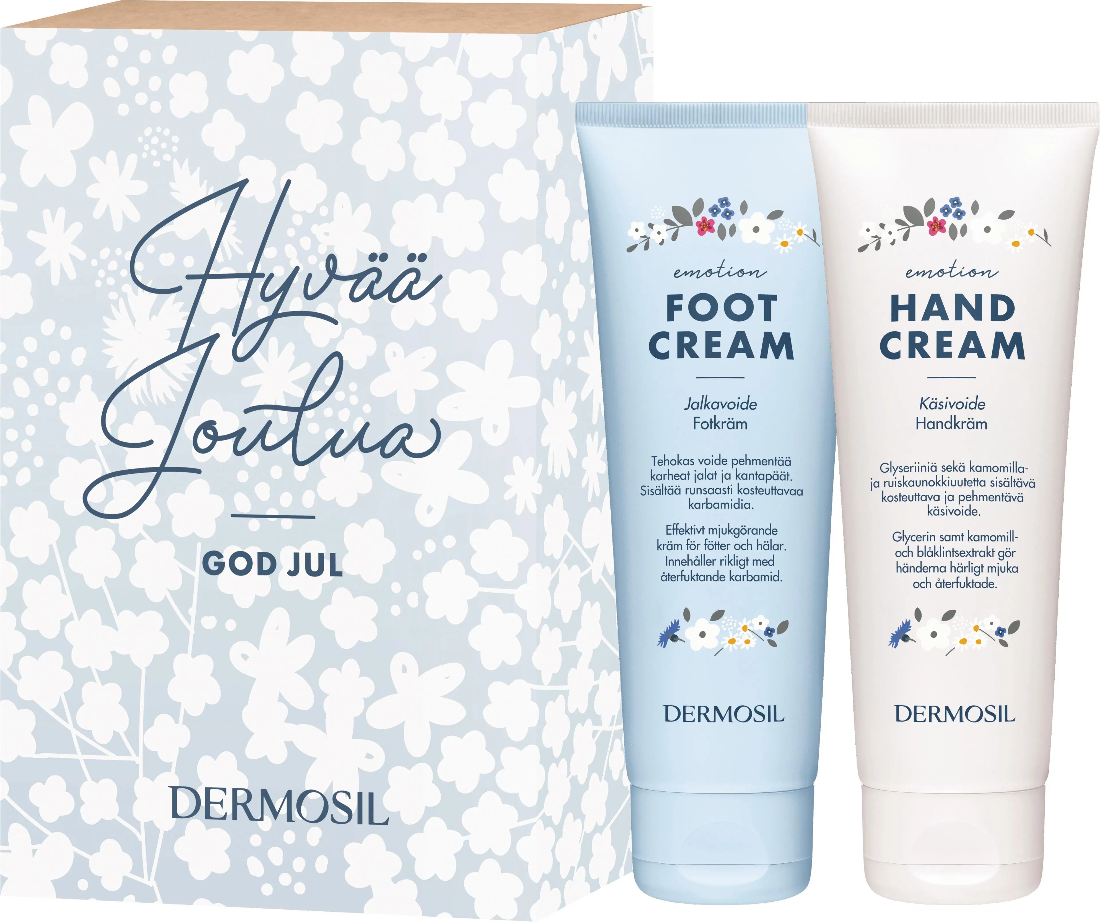 Dermosil Emotion Foot Cream & Hand Cream lahjapakkaus