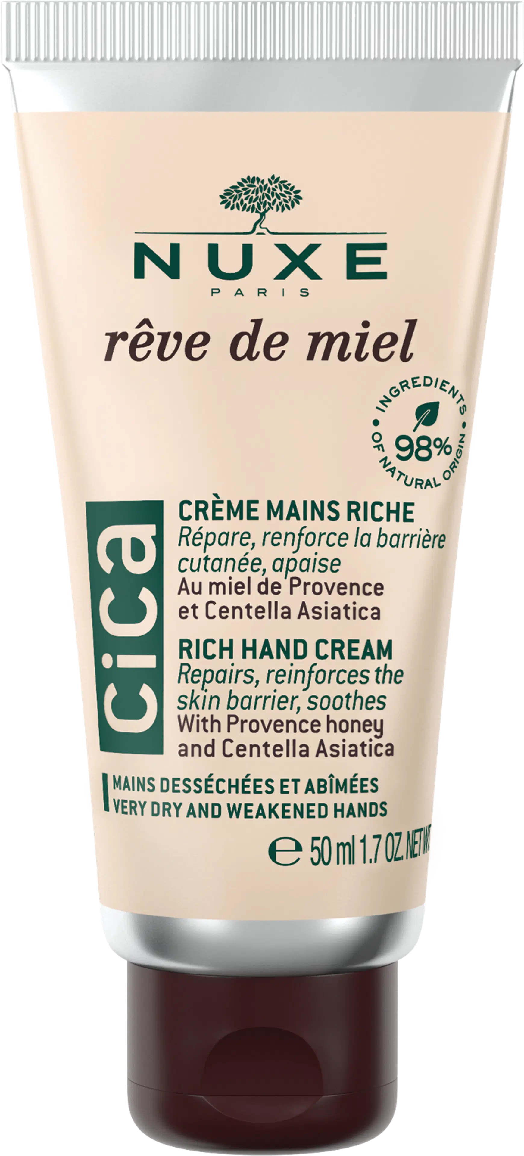 NUXE reve de miel Cica Rich Hand Cream käsivoide 50 ml